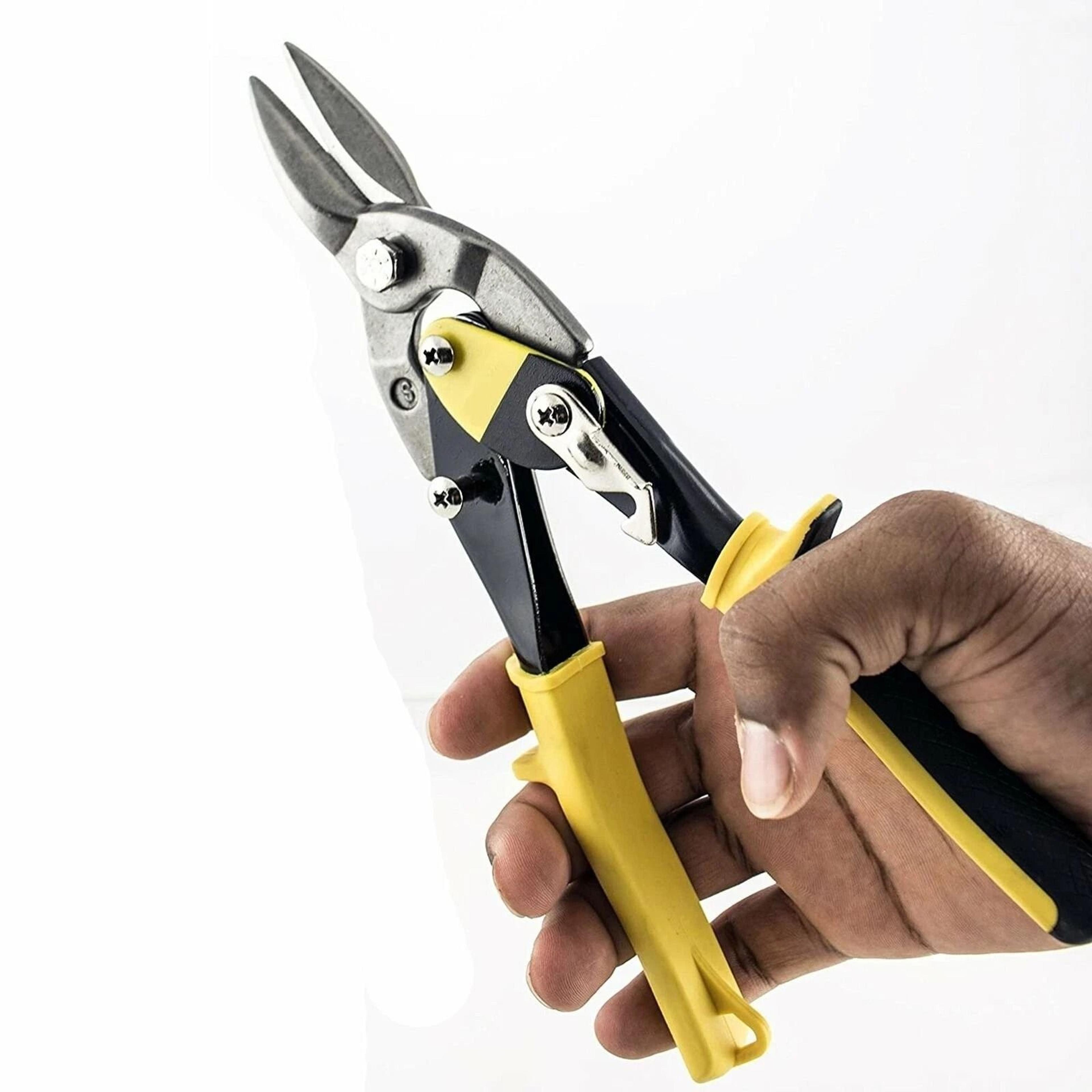 heavy duty straight cut tin snips aviation snips sheet metal cutter tool