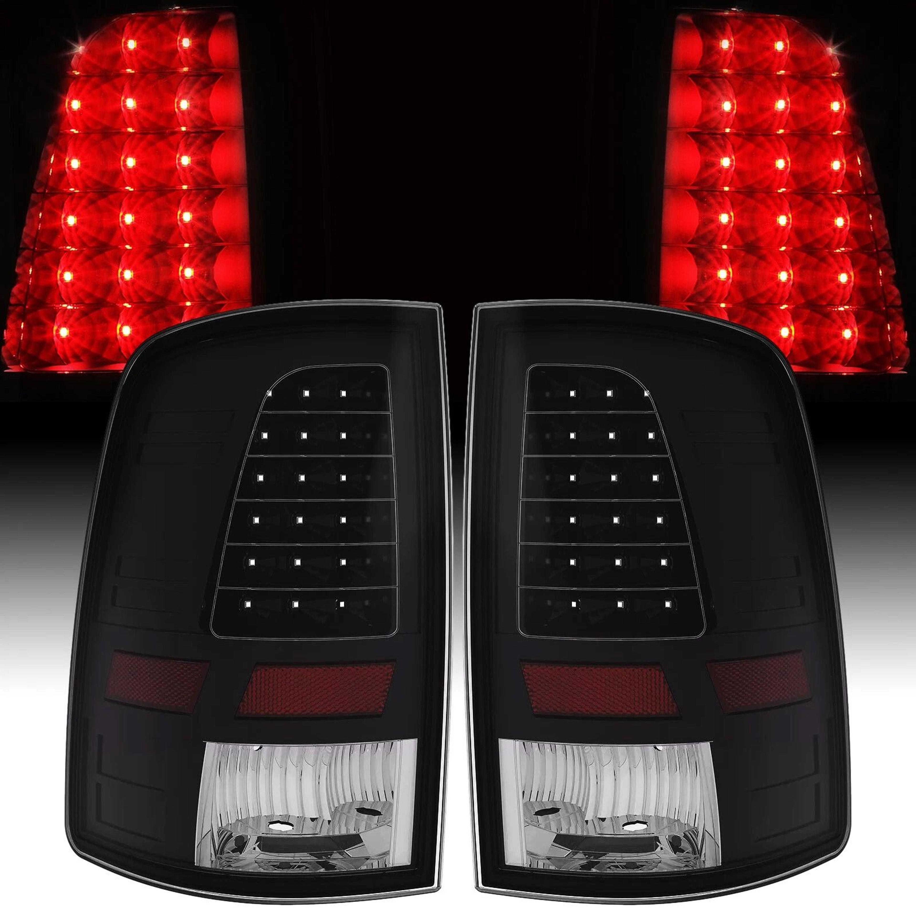 dodge ram led tail lights black brake lamps for ram