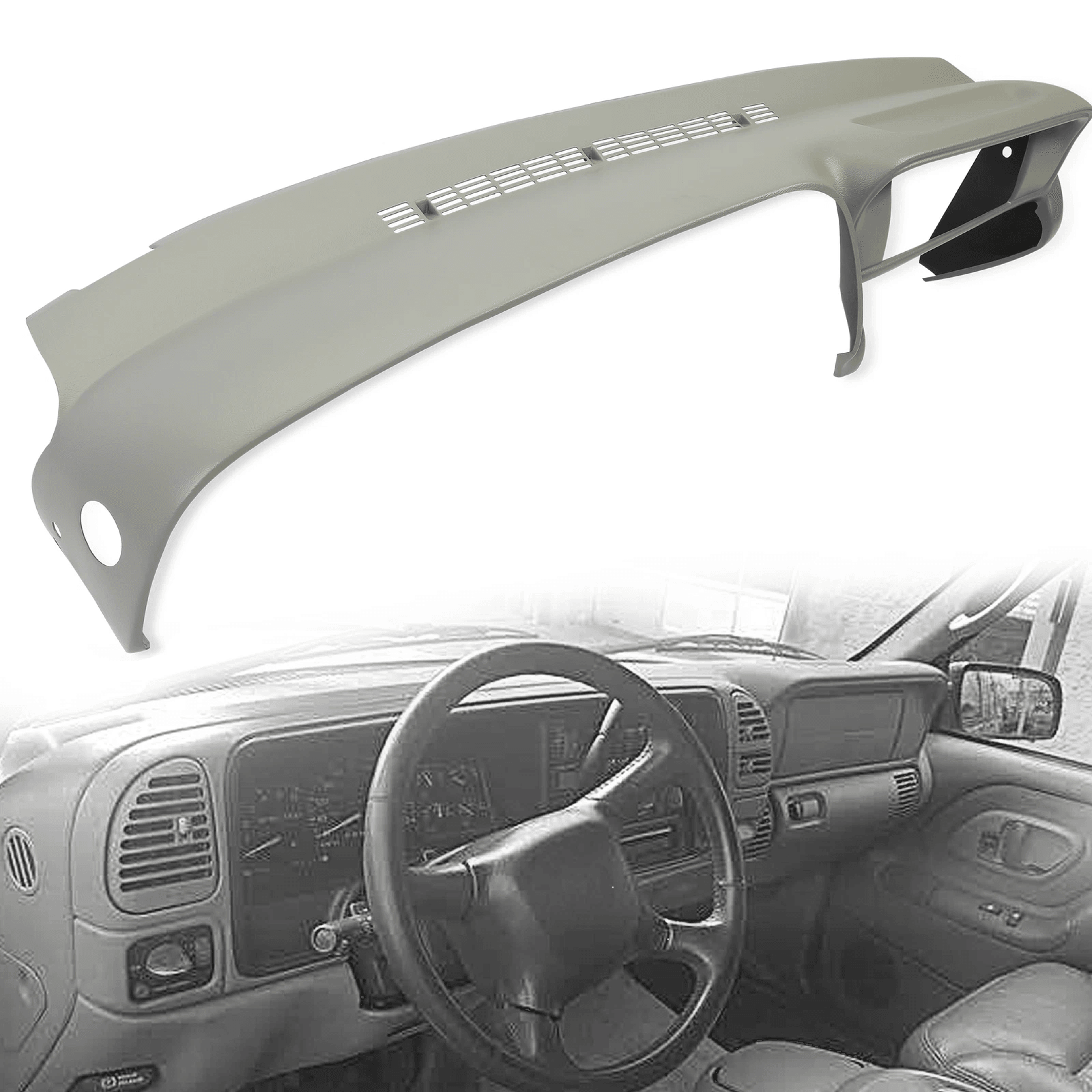 premium chevy dash cover overlay for gmc suburban crack repair grey