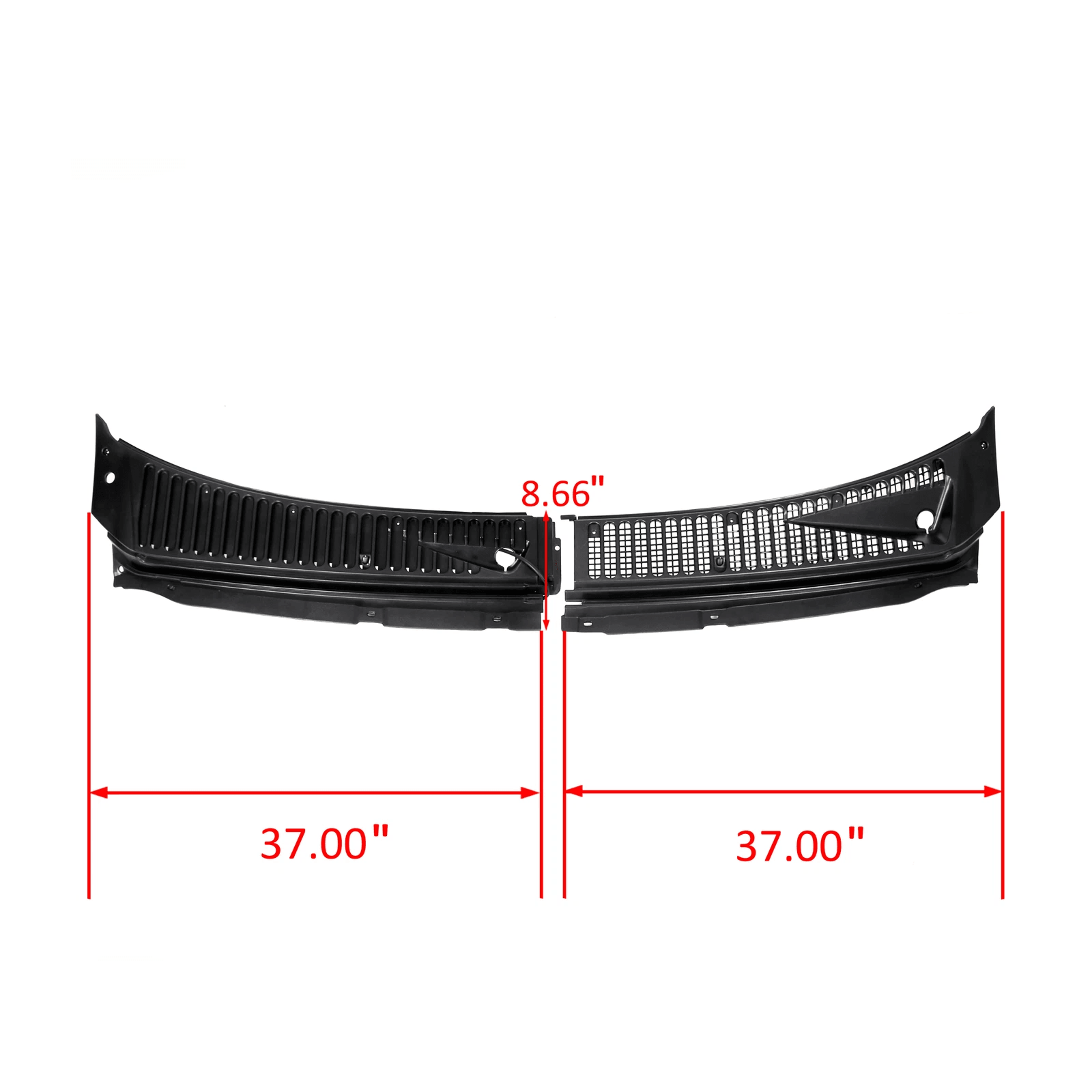 Ford Windshield Wiper Cowl Panel Durable Vent Grille Cover Replacement 13