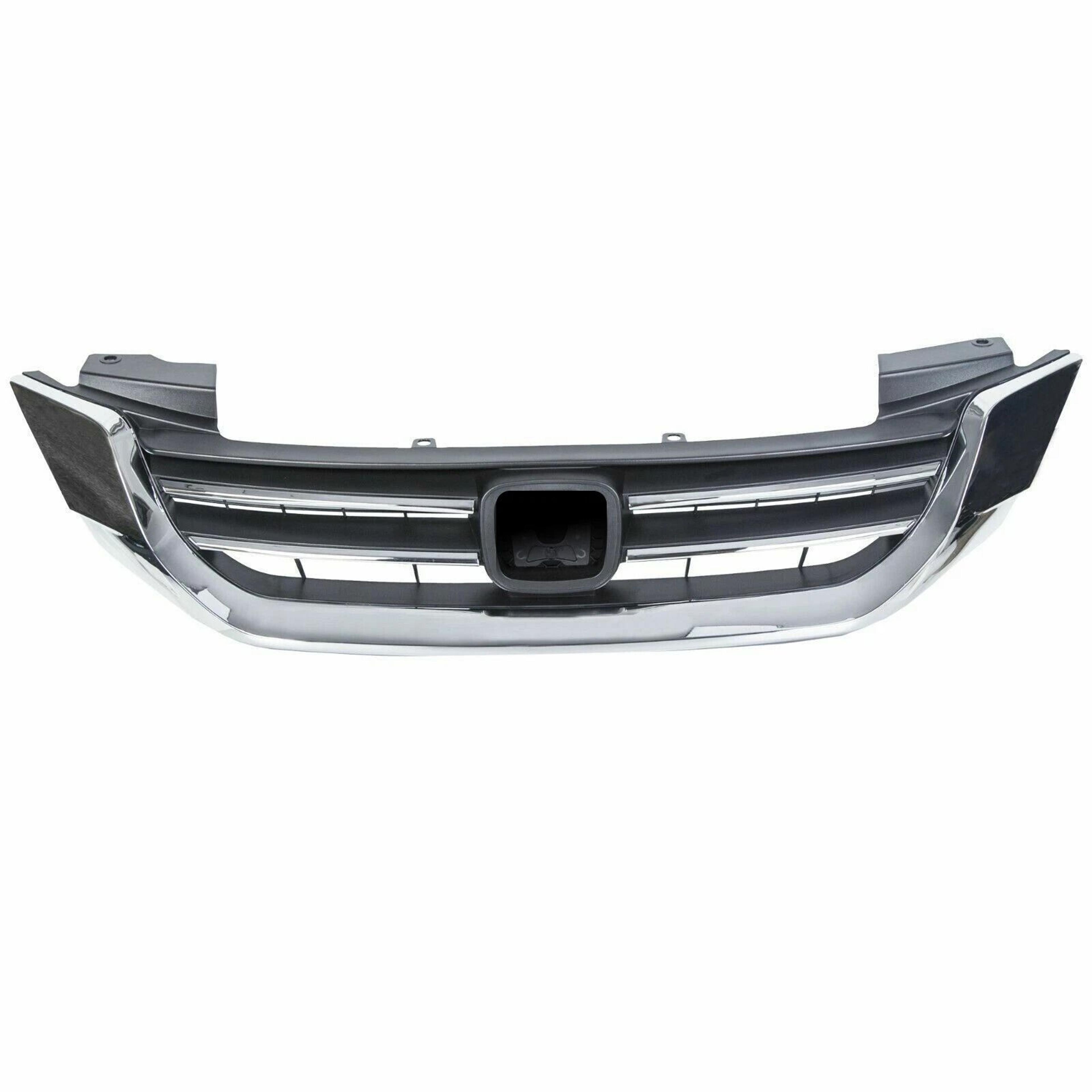Chrome Front Bumper Grille For Honda Accord Radiator Replacement 1