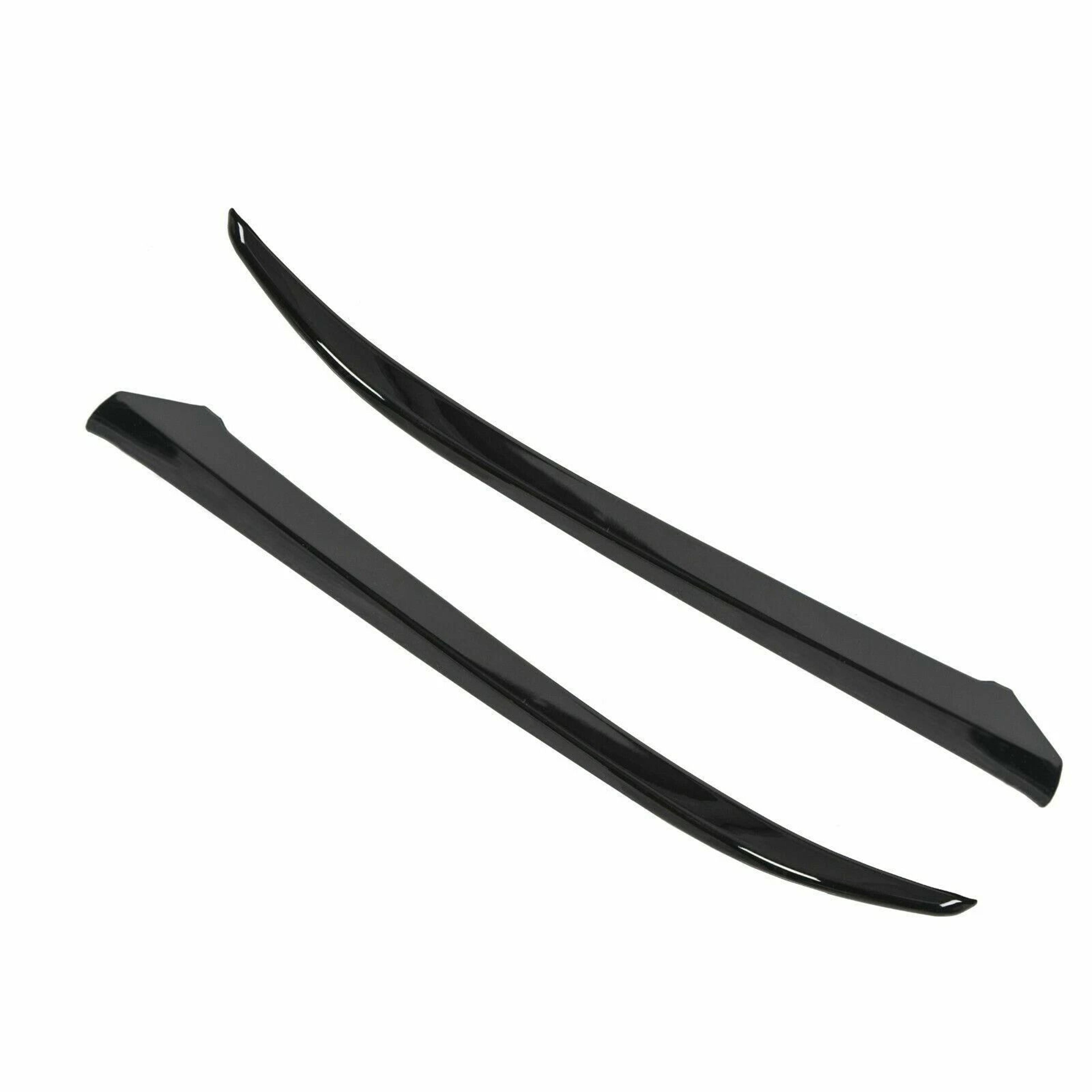 Glossy Black Honda Accord Grille Trim Cover Front Grille Overlay 2