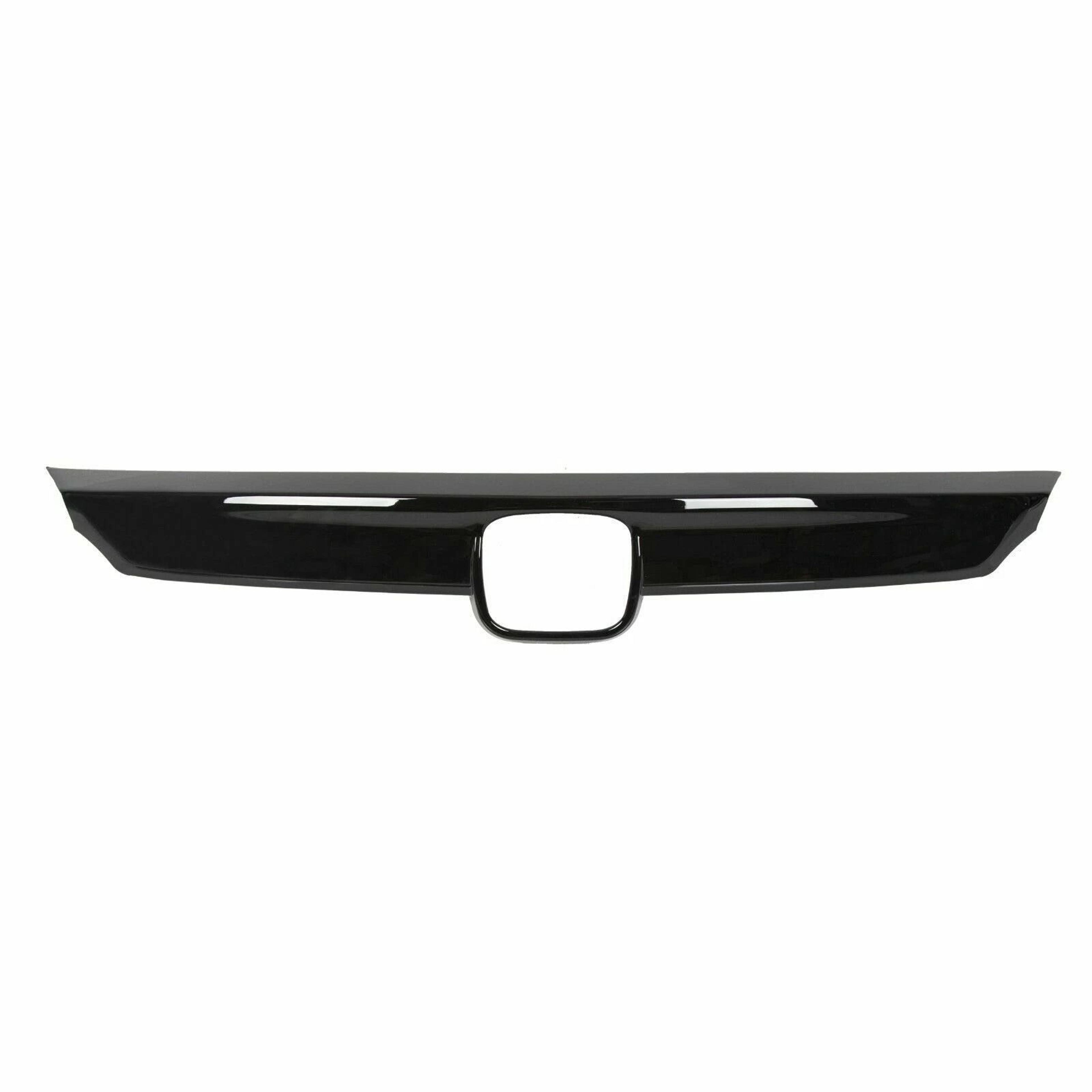 Glossy Black Honda Accord Grille Trim Cover Front Grille Overlay 4