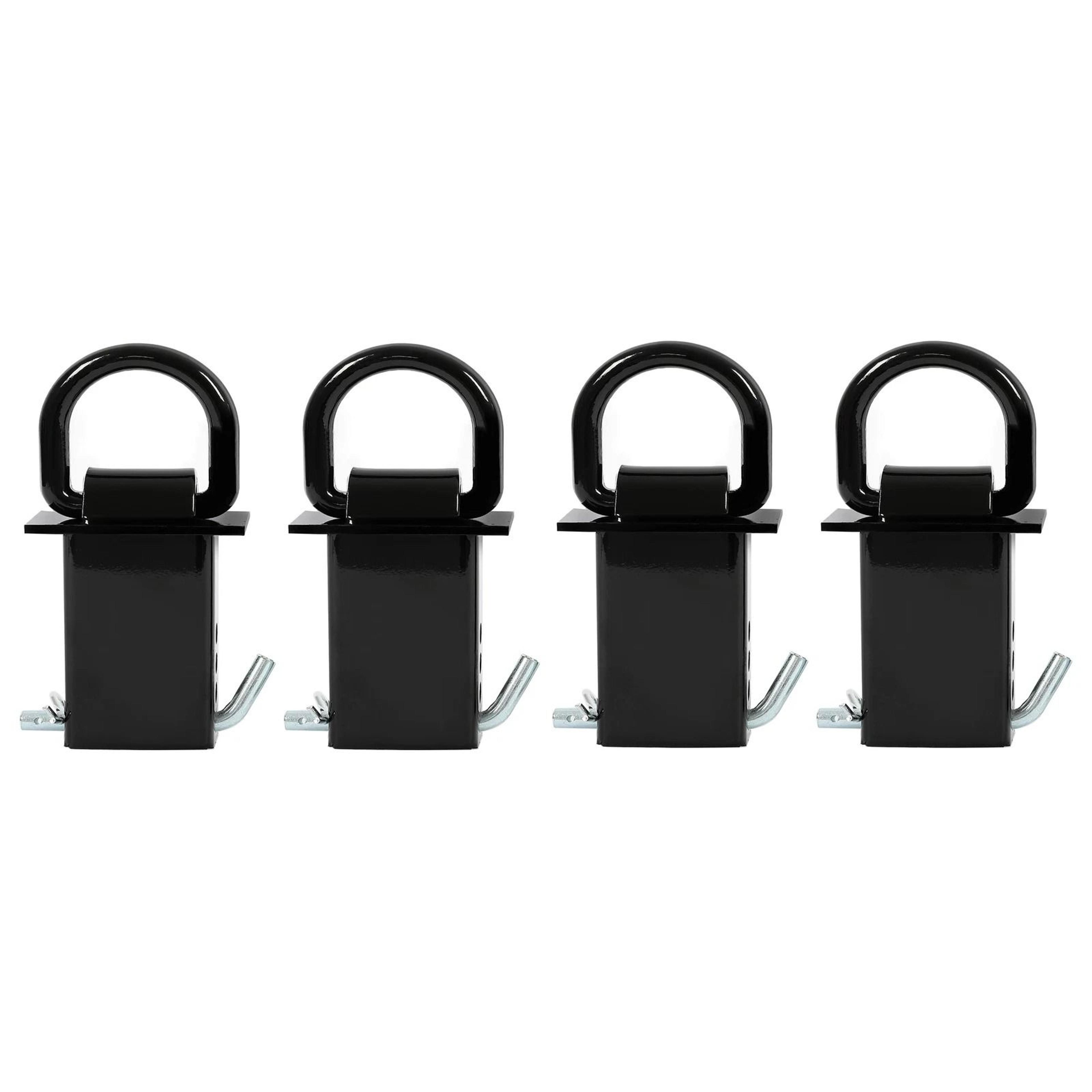 Heavy Duty Trailer D Ring Tie Down Stake Pocket Anchor Zinc Coated Adjustable 1
