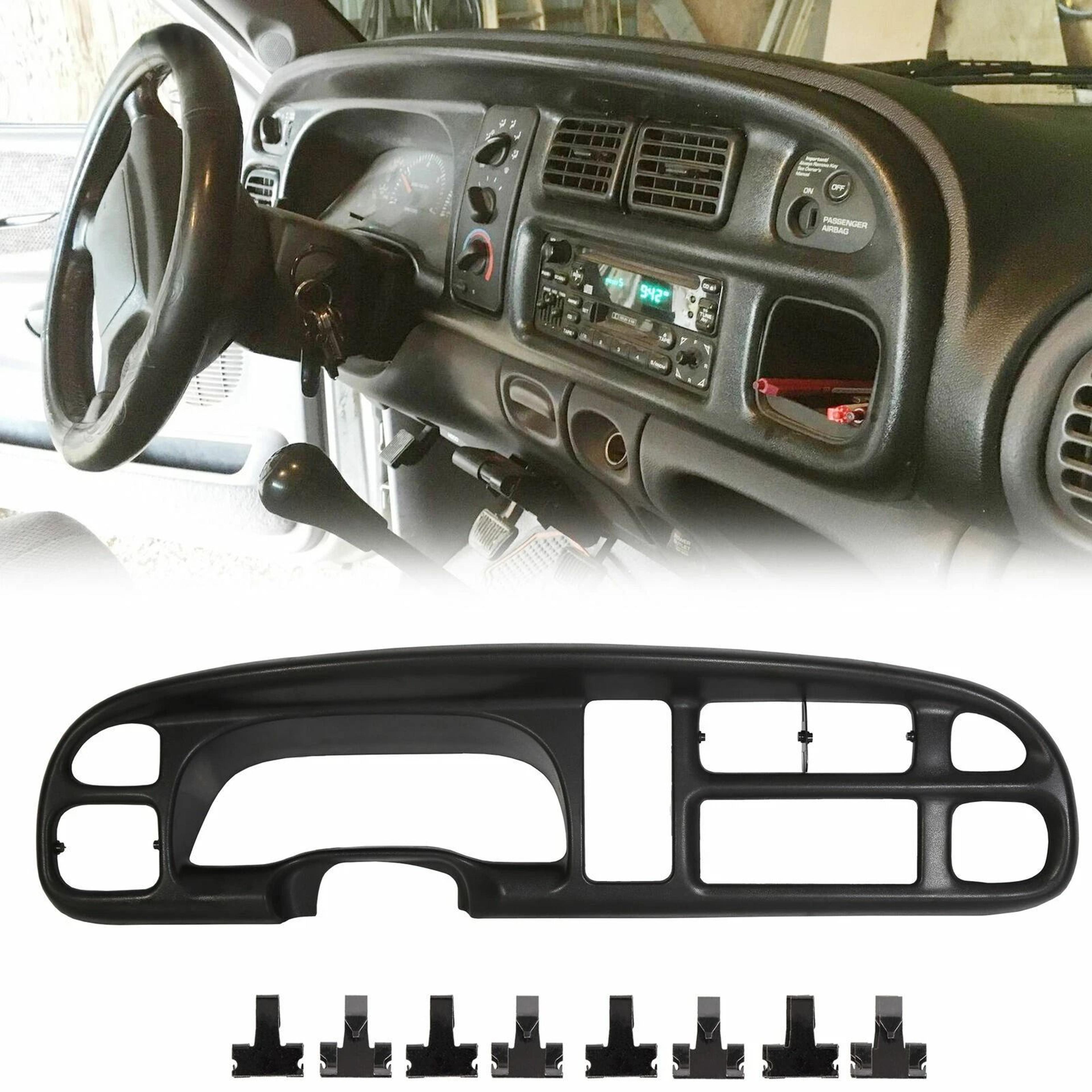 dodge ram instrument panel dash gauge bezel replacement