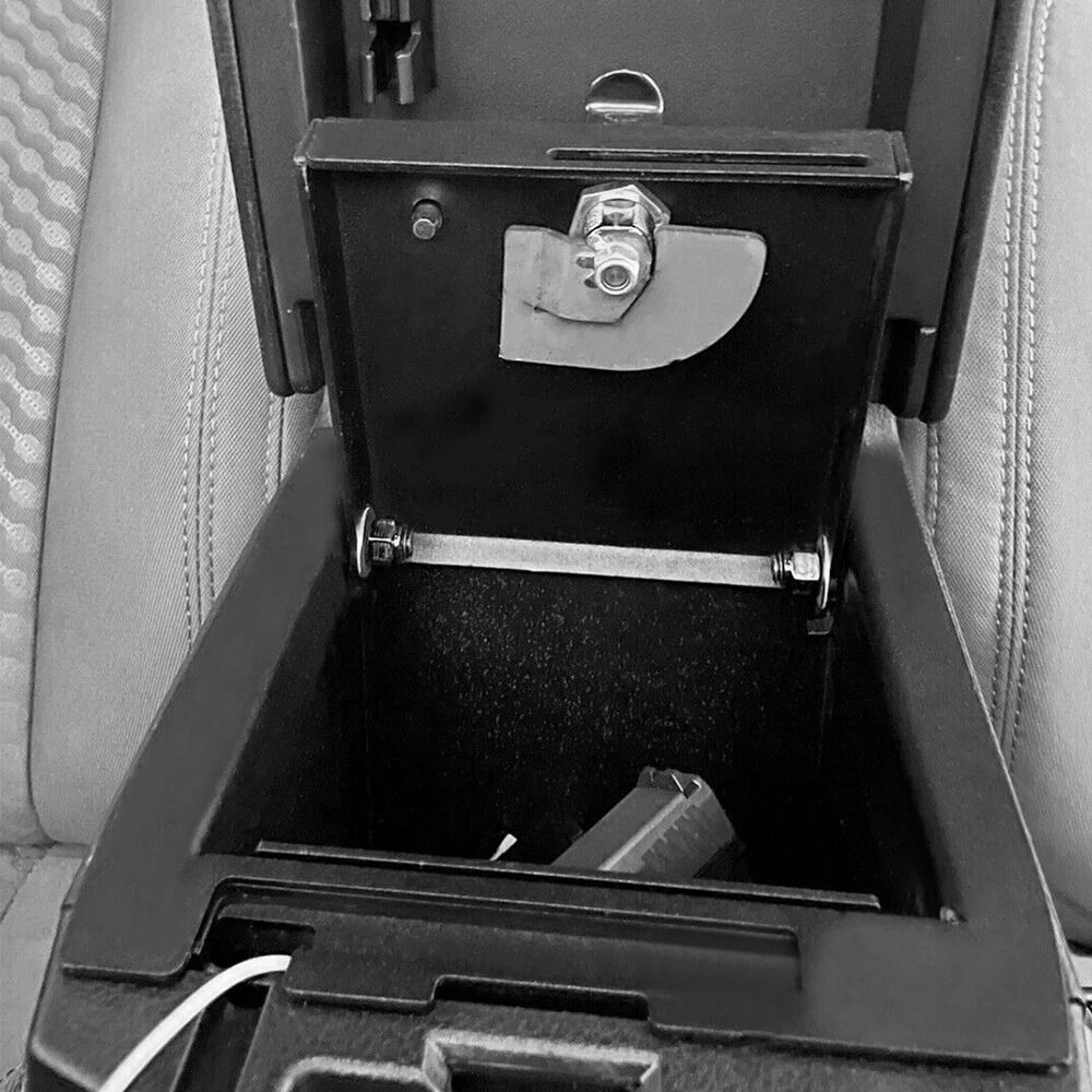Center Console Safe Storage Vault With USB For Toyota Tacoma 6