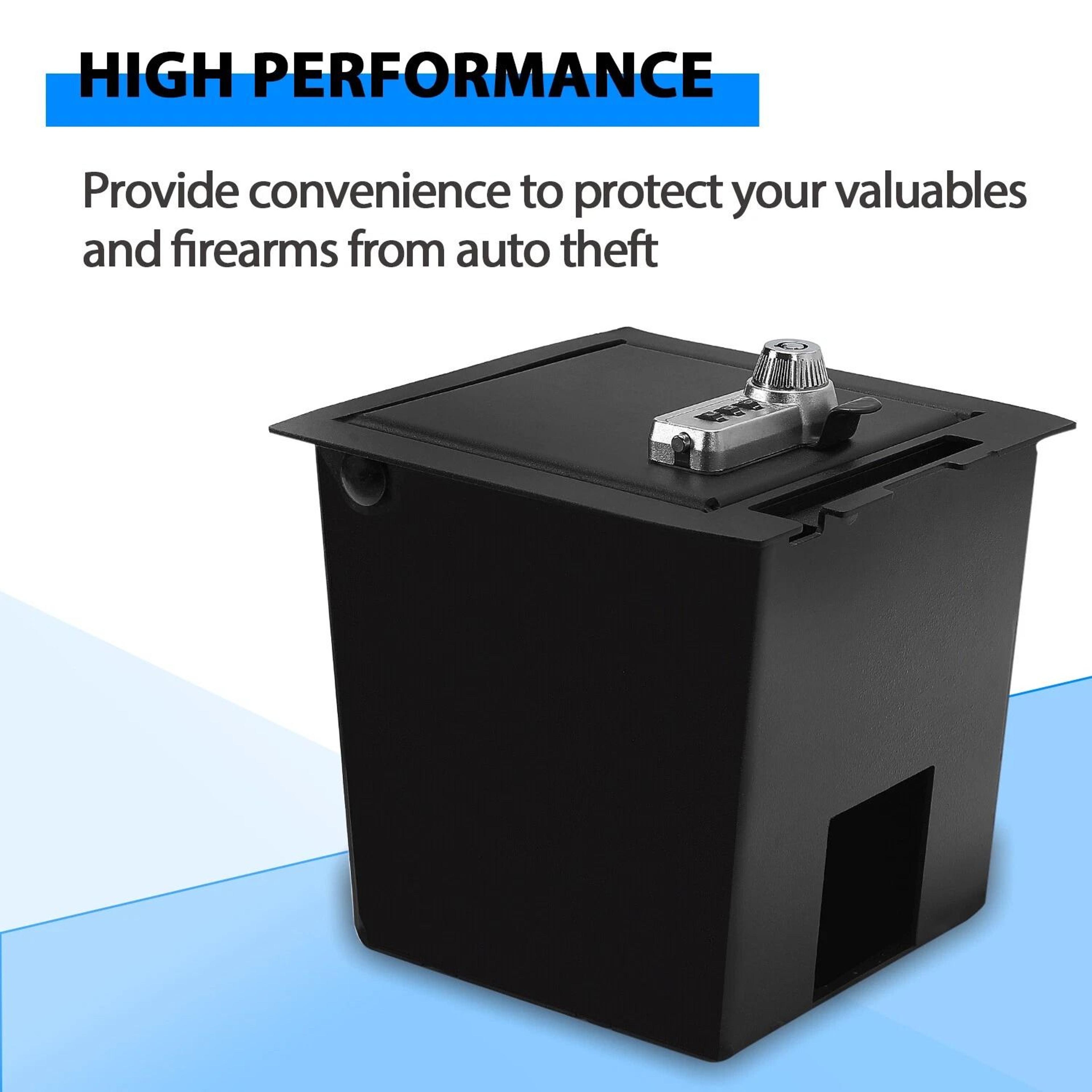 Center Console Safe Storage Vault With USB For Toyota Tacoma 8