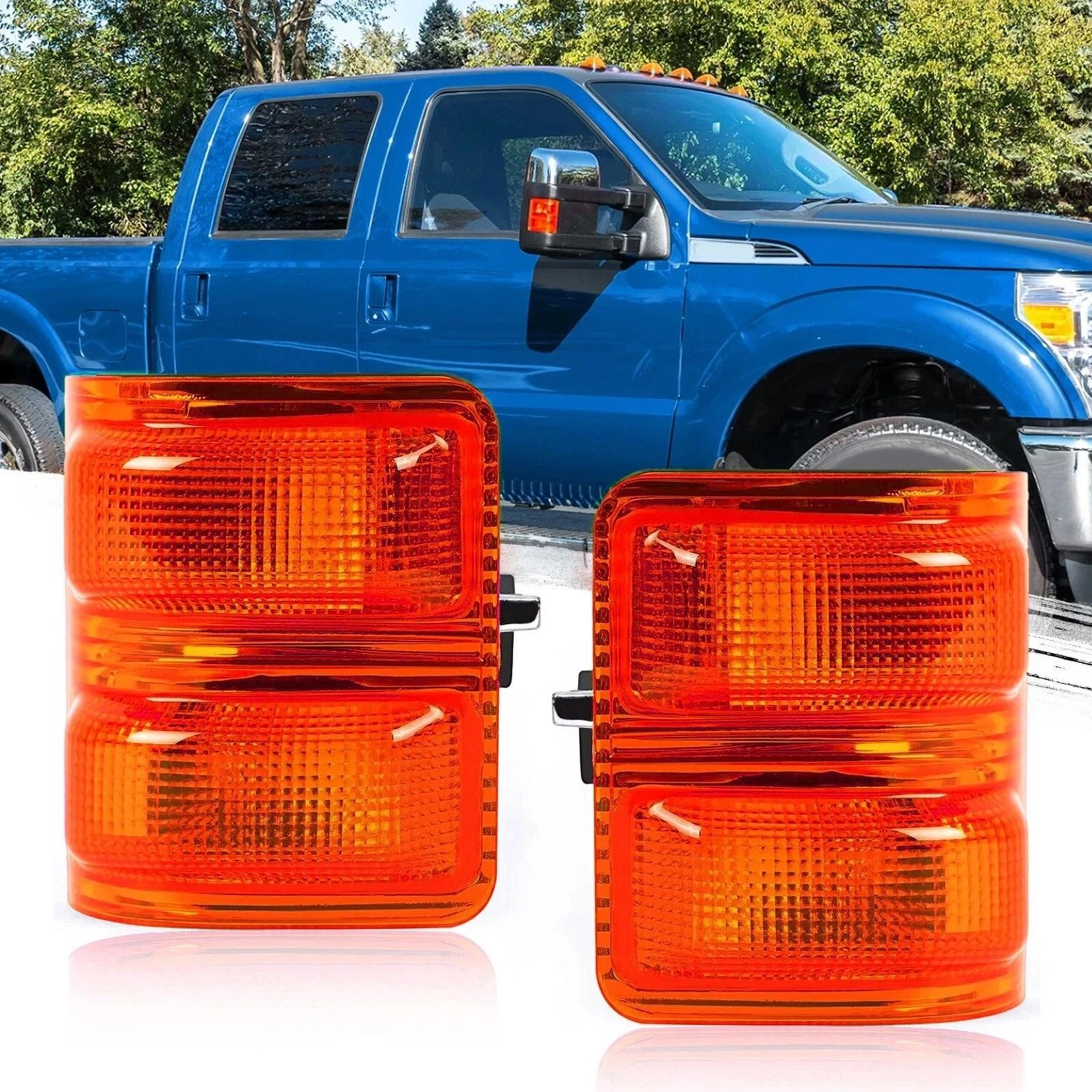 amber side mirror marker signal lights for ford