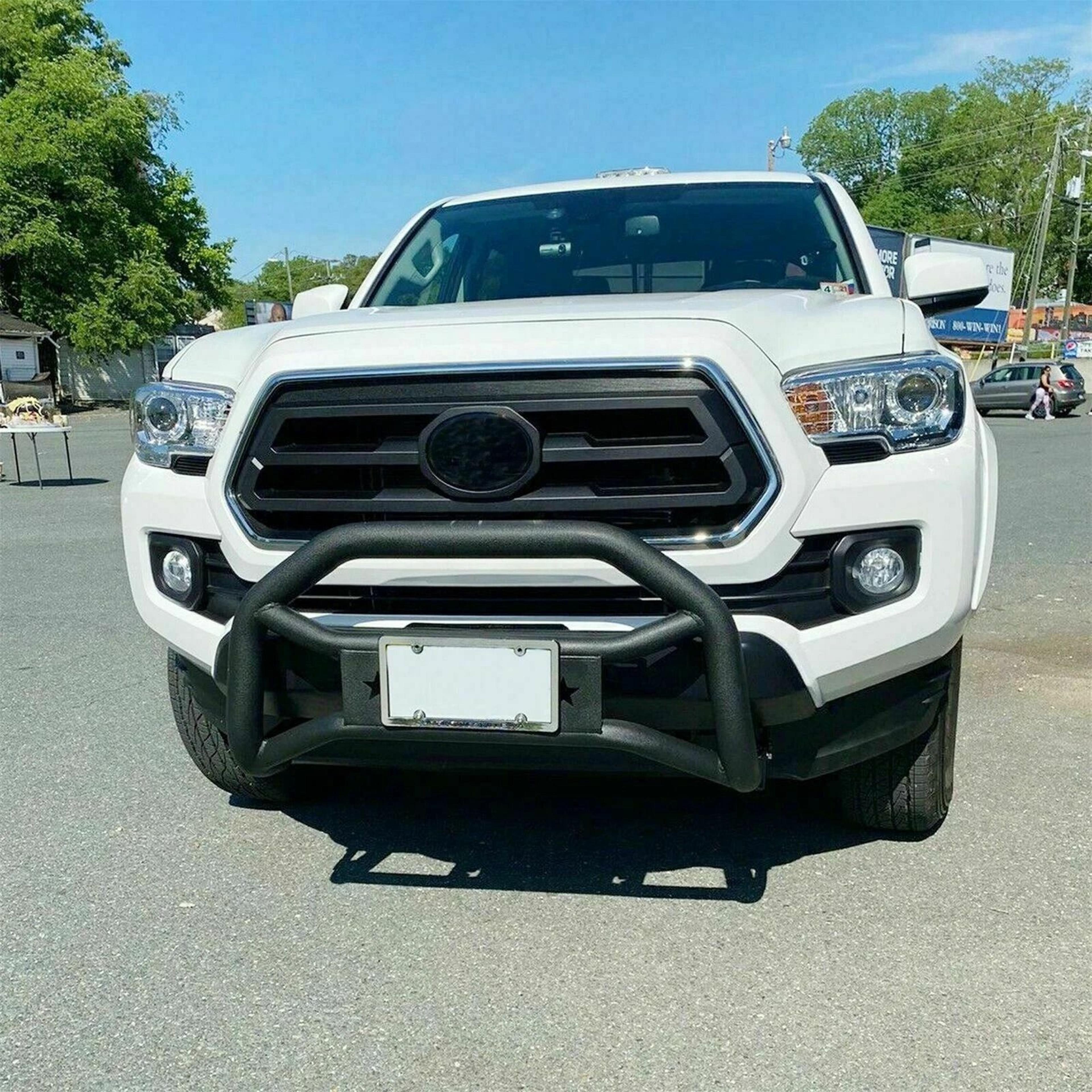 Premium Toyota Tacoma Front Bumper Grille Guard Bull Bar Heavy Duty Protection 6