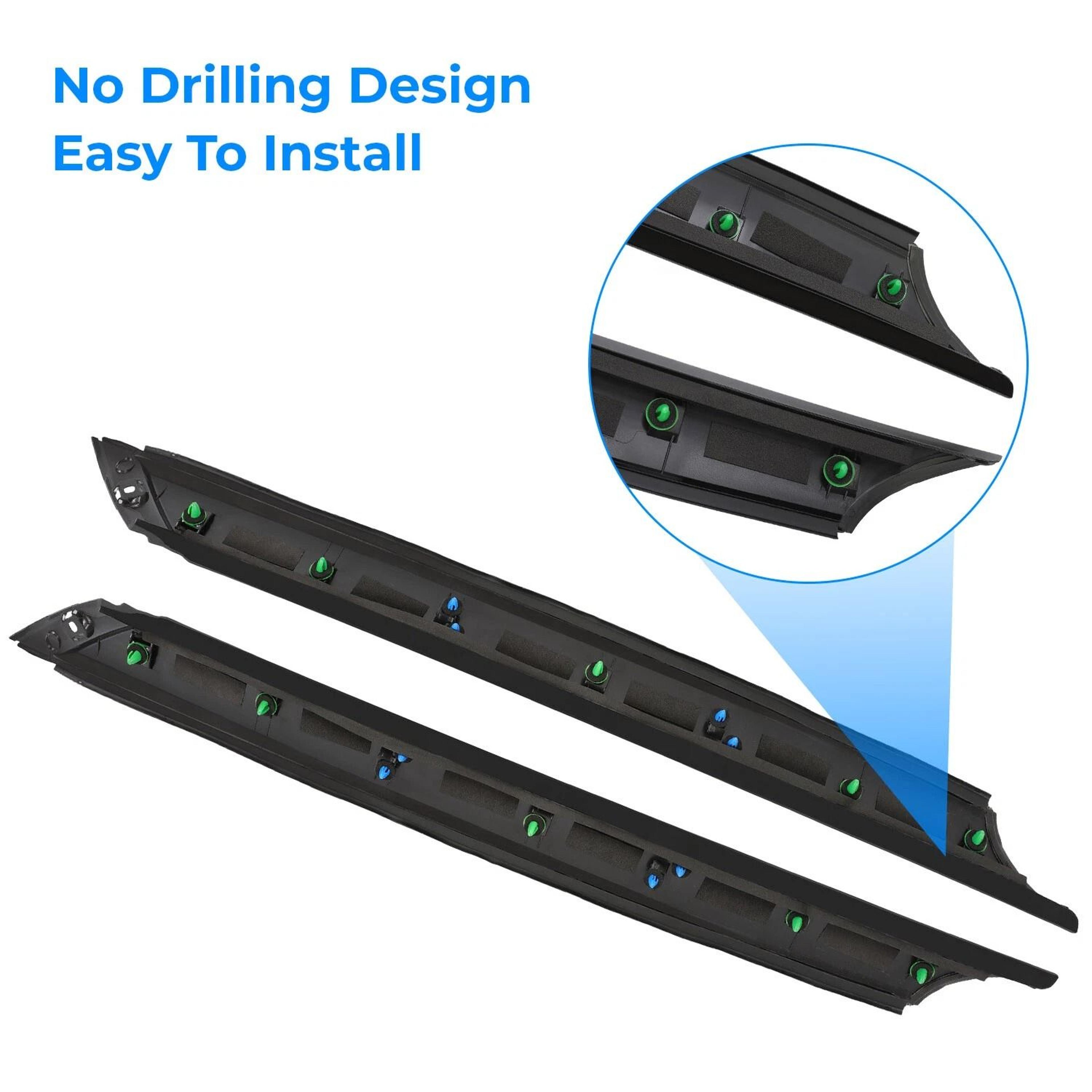 Windshield Pillar Trim Molding Kit For Hyundai Veloster 9