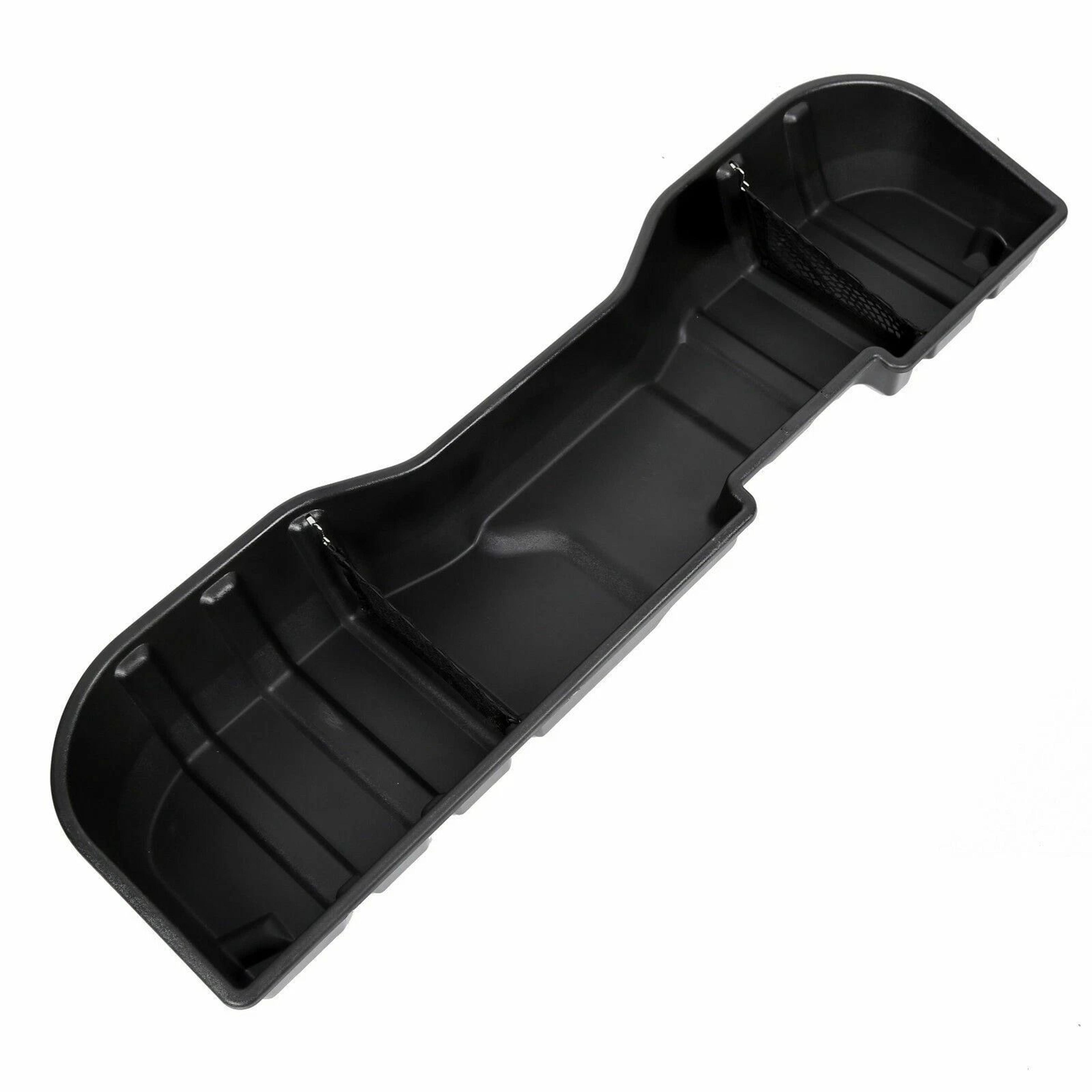 Black Underseat Storage Box For Chevy Silverado  GMC Sierra CREW CAB Durable  Waterproof Organizer 1