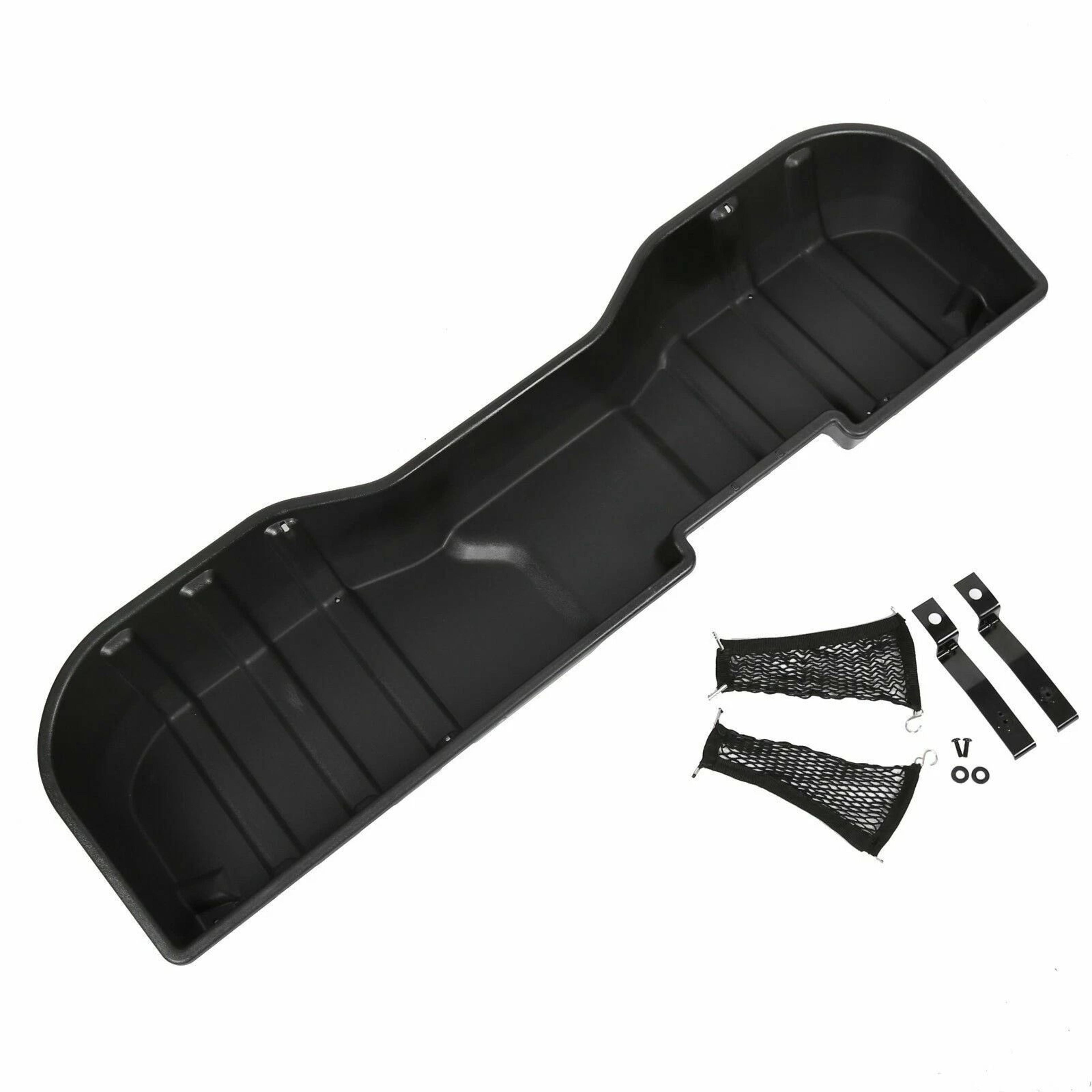 Black Underseat Storage Box For Chevy Silverado  GMC Sierra CREW CAB Durable  Waterproof Organizer 10