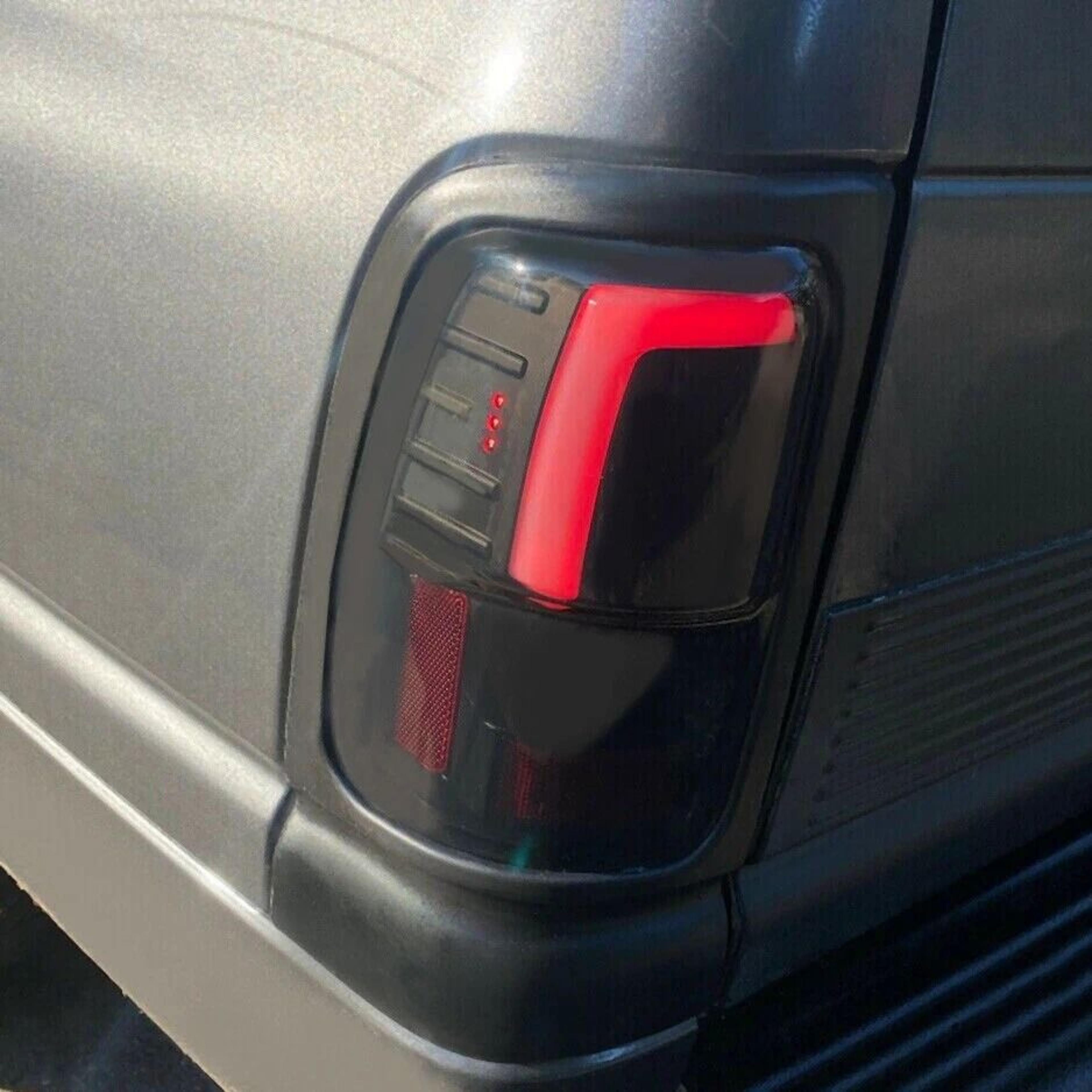 Smoked Black LED Tube Brake Tail Lights For Dodge Ram Durable Stylish Upgrade 3