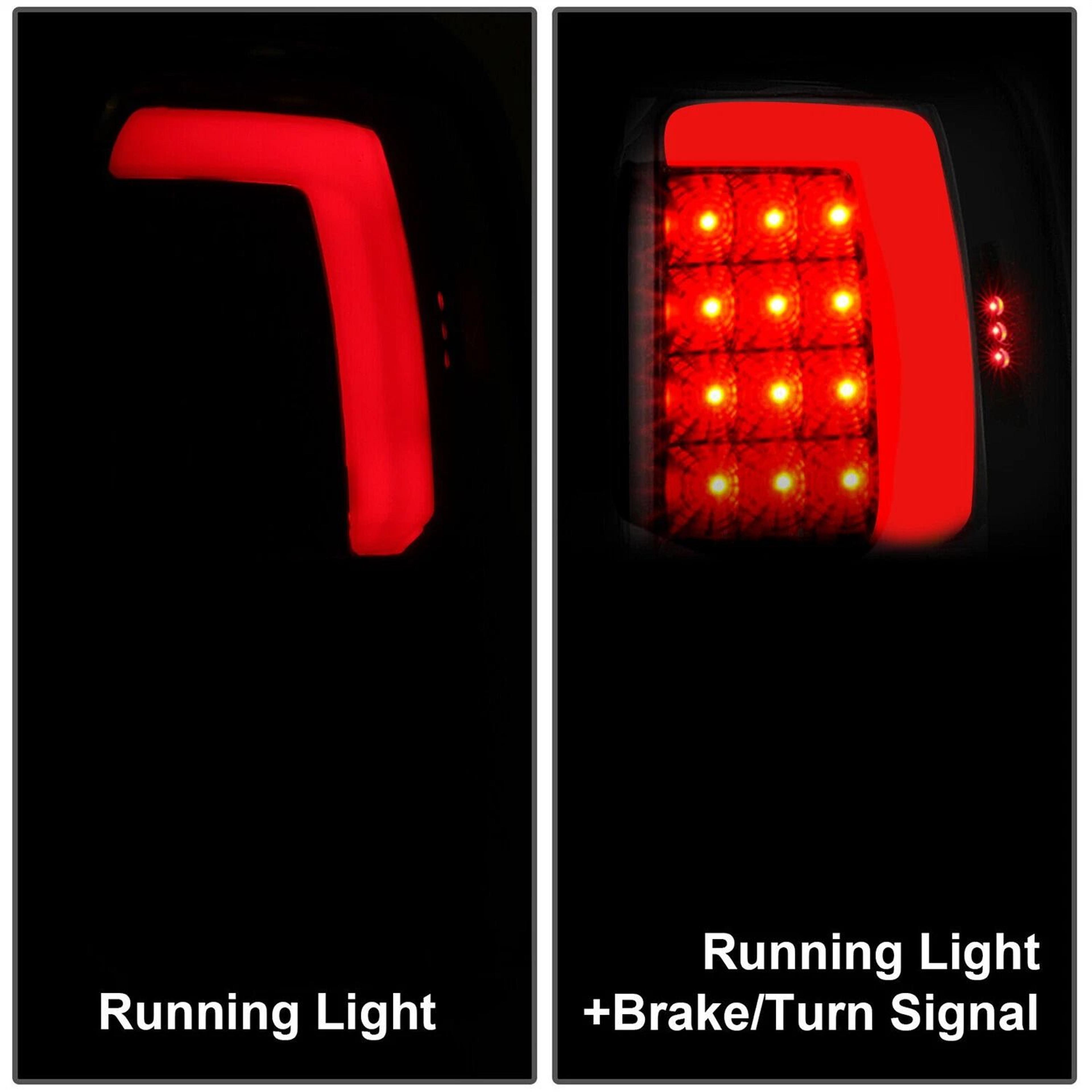 Smoked Black LED Tube Brake Tail Lights For Dodge Ram Durable Stylish Upgrade 7