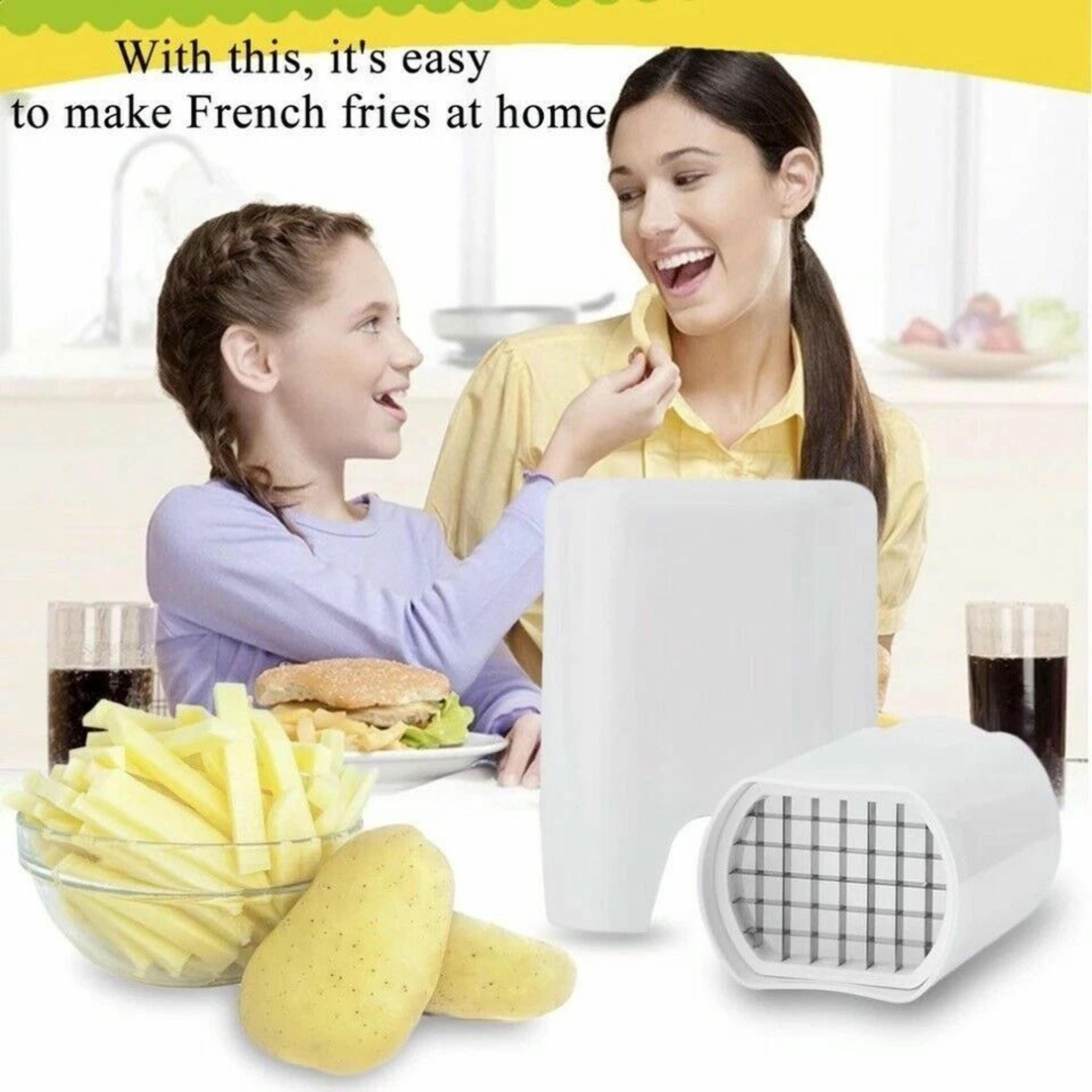 One Step French Fry Cutter Efficient Potato Vegetable And Fruit Slicer 6