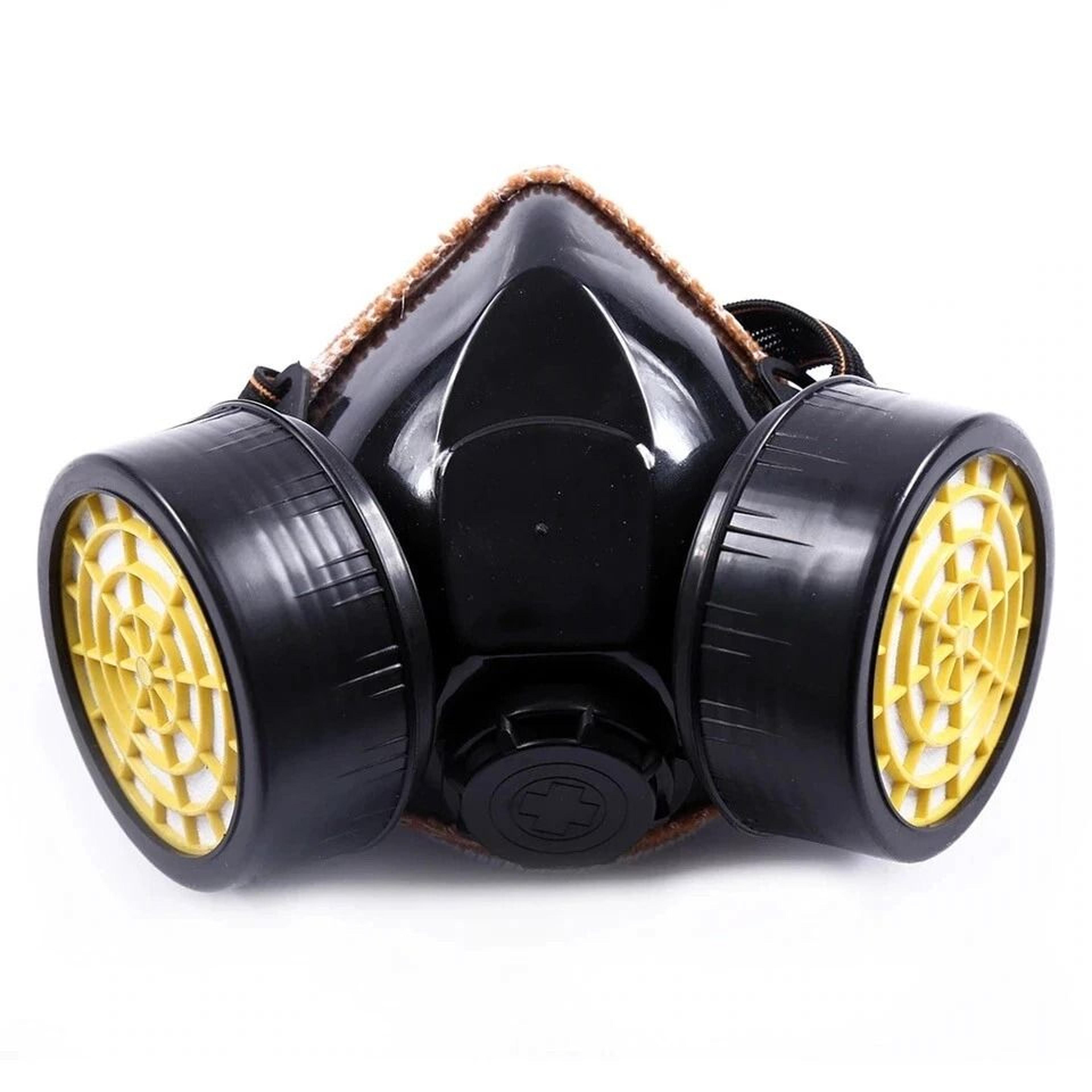 Emergency Survival Gas Mask With Dual Protection Filter  Safety Goggles 3