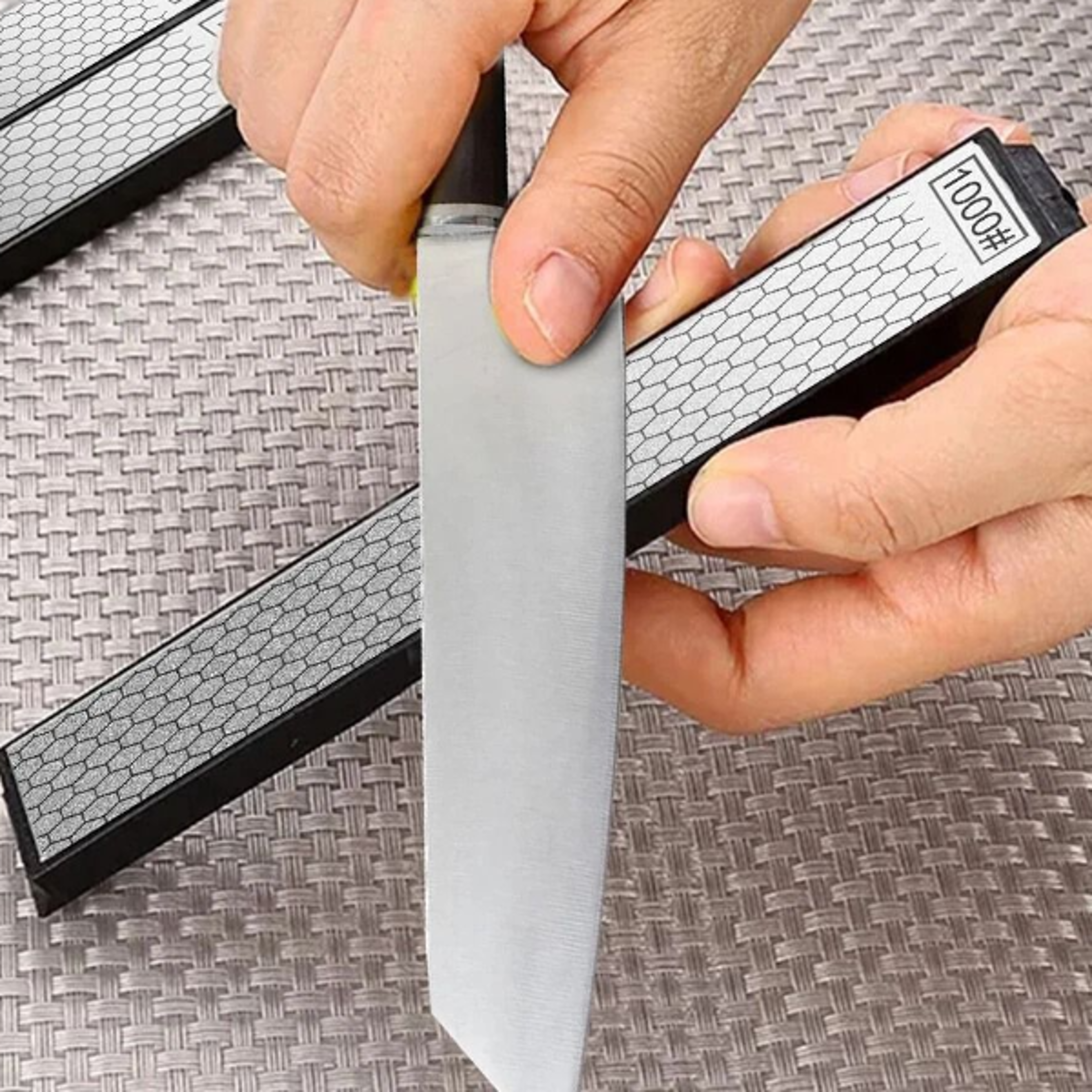 diamond sharpening stone set honeycomb whetstone knife sharpener