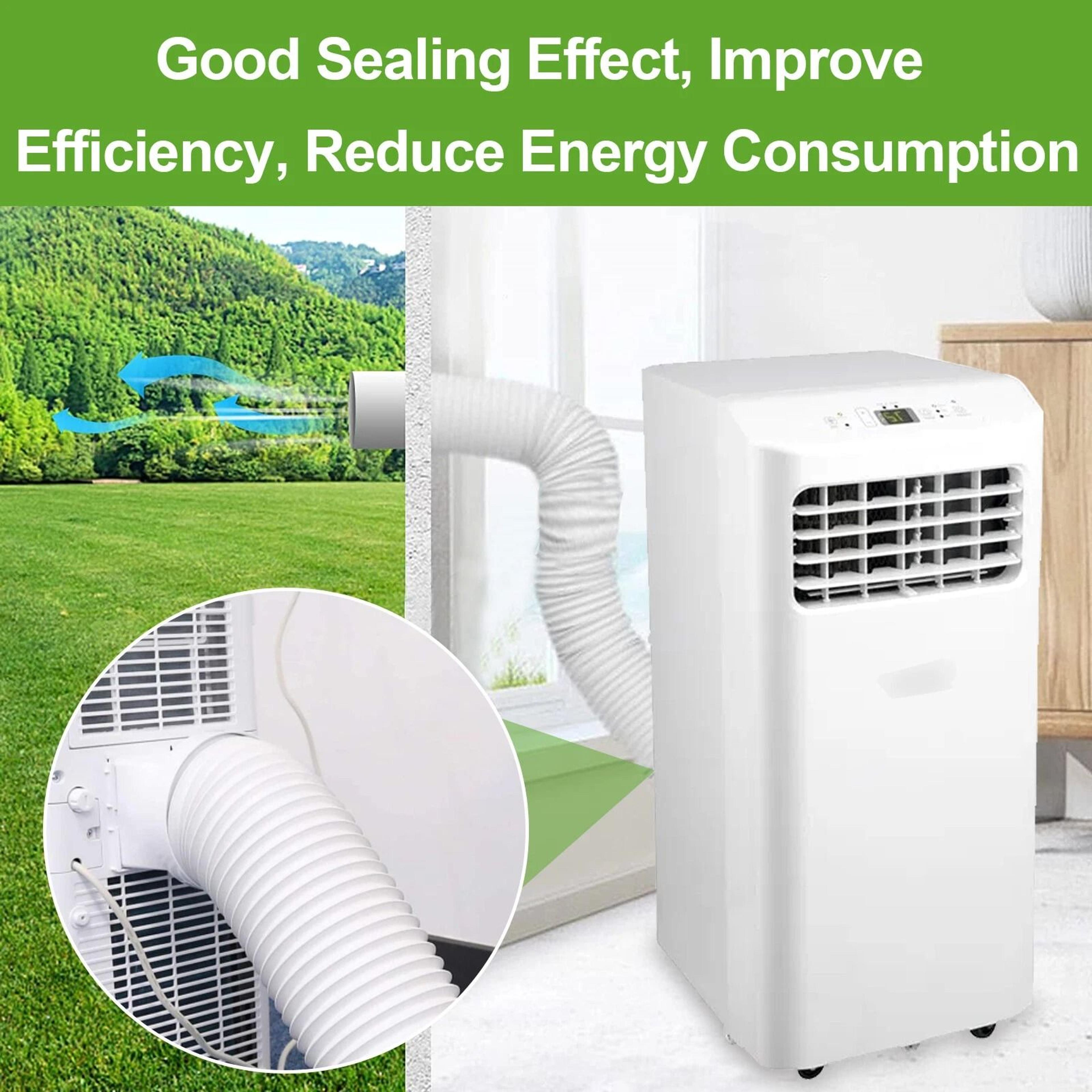 Portable Exhaust Duct Adapter For Air Conditioner Hose Connector Easy Installation  EnergySaving So 6