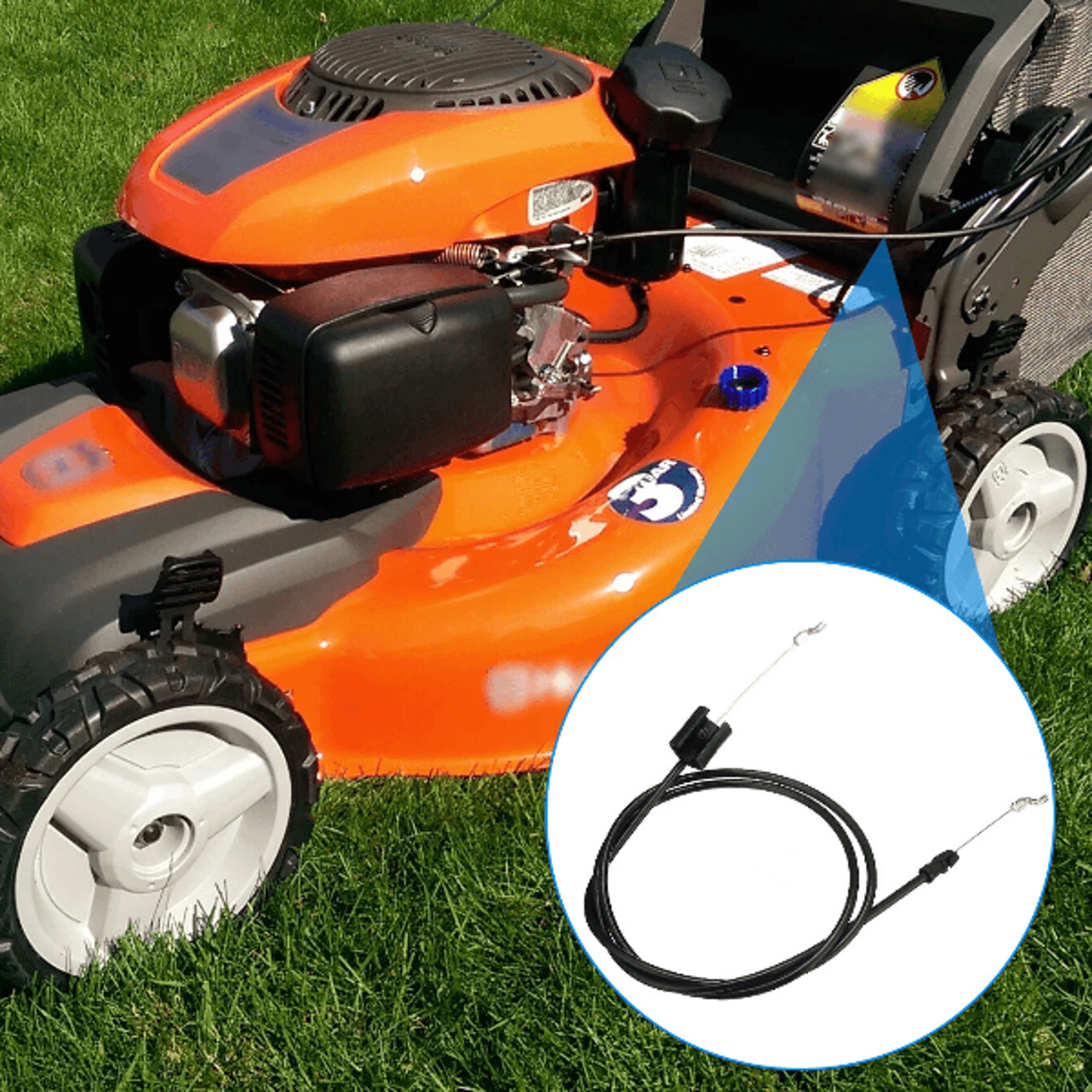 replacement engine brake zone control cable for craftsman lawn mowers