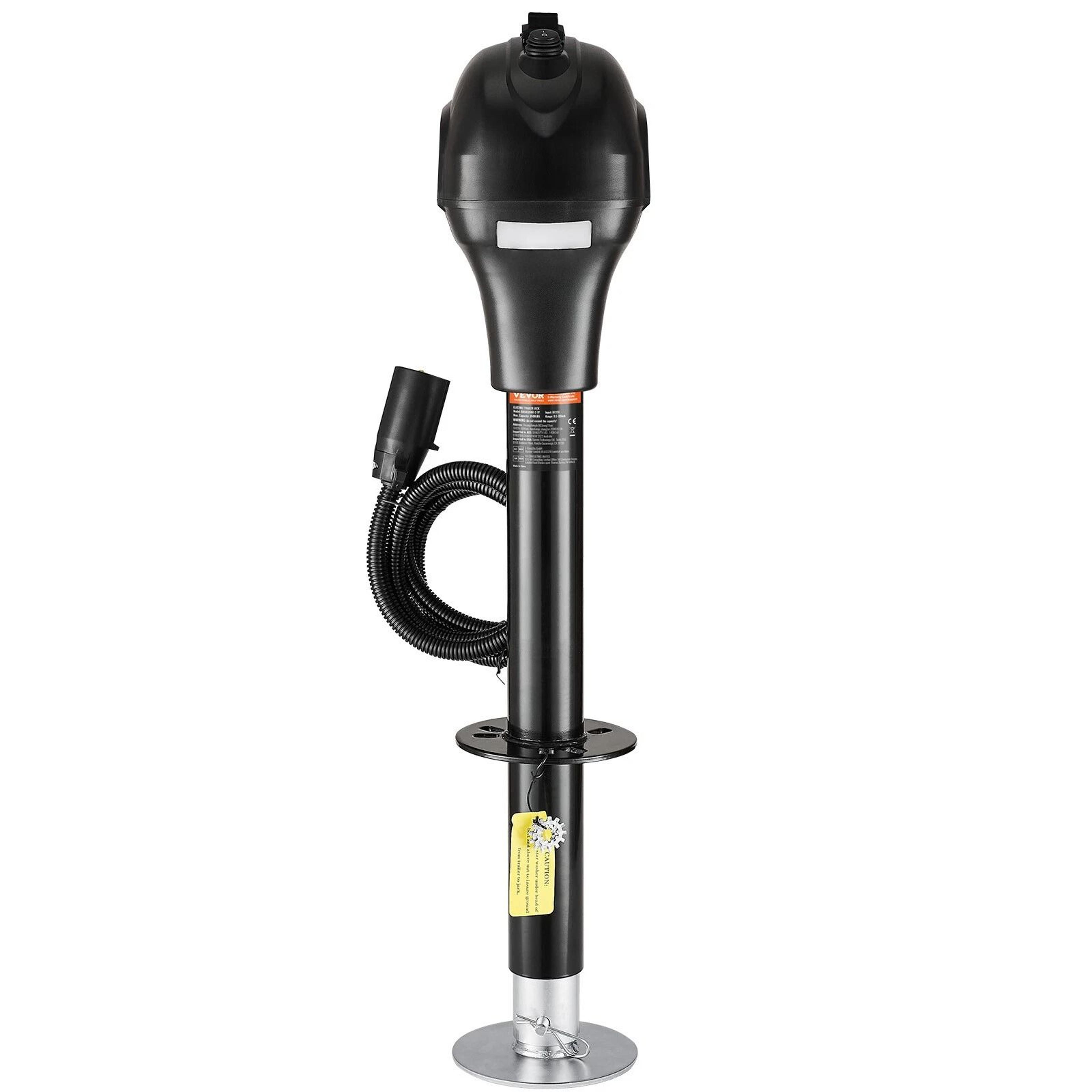 Electric Trailer Jack With 7 Pin Plug For RV Trailer  Camper 1