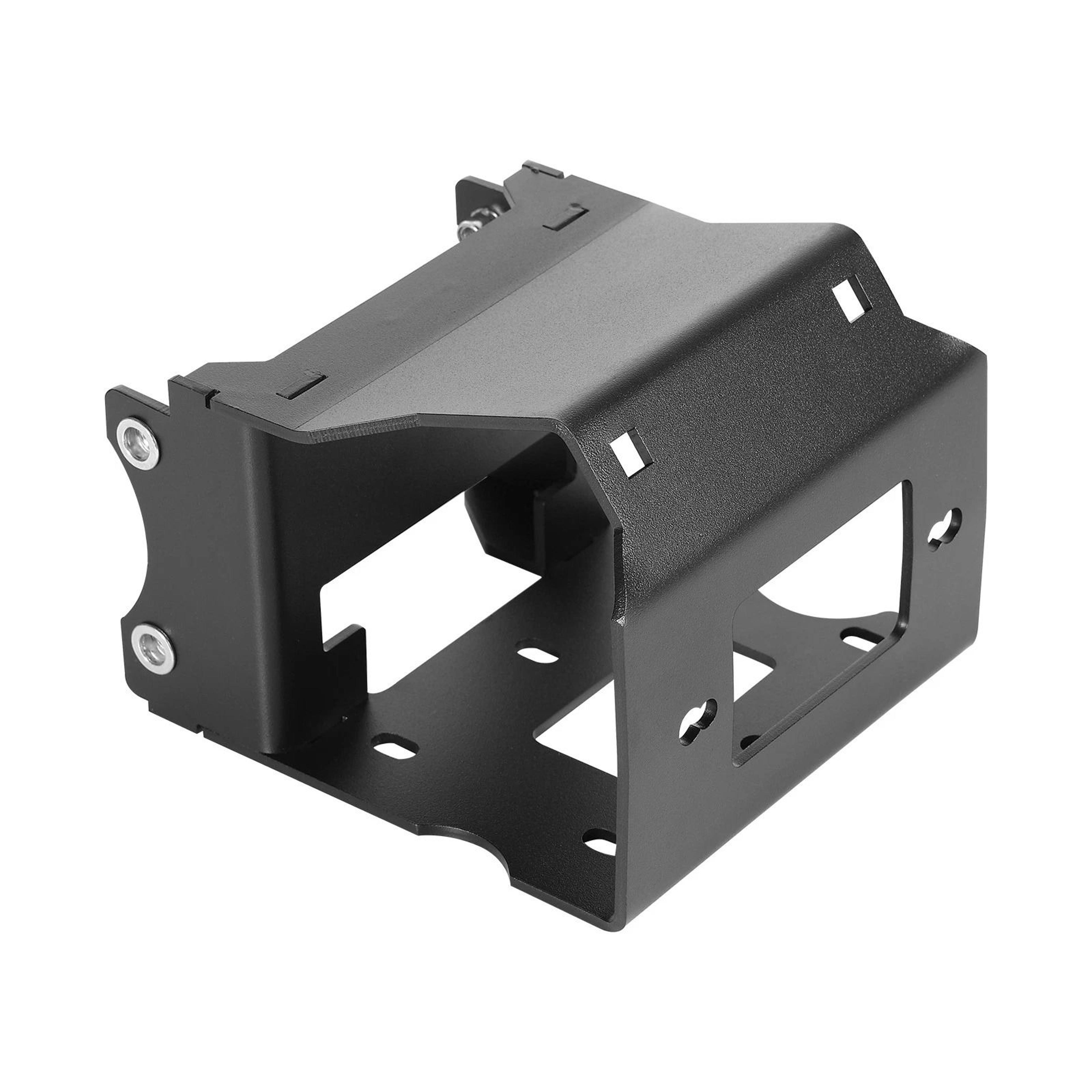 polaris sportsman winch mount receiver hitch plate atv recovery bracket