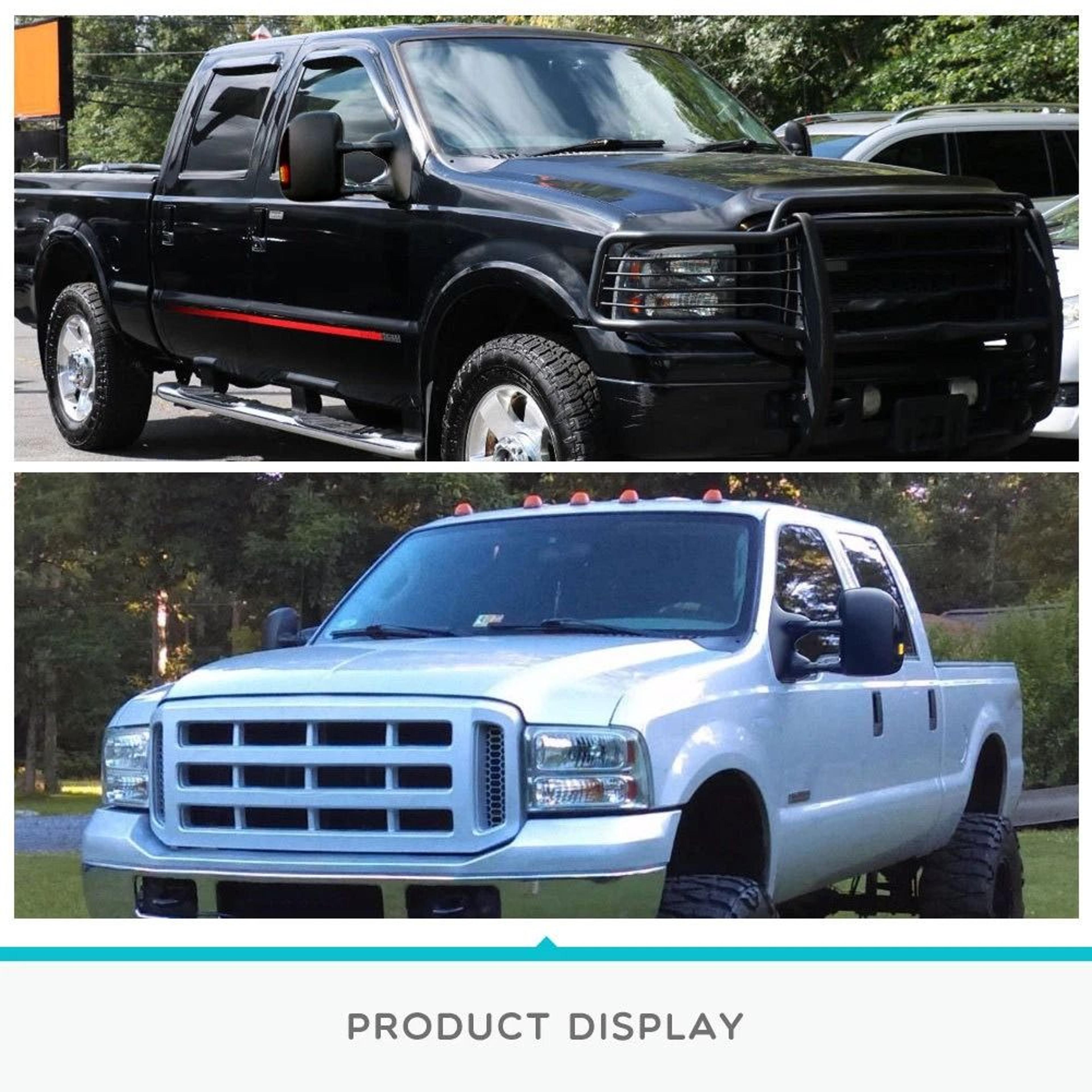 Power Heated Ford Super Duty Tow Mirrors With LED Signal 1