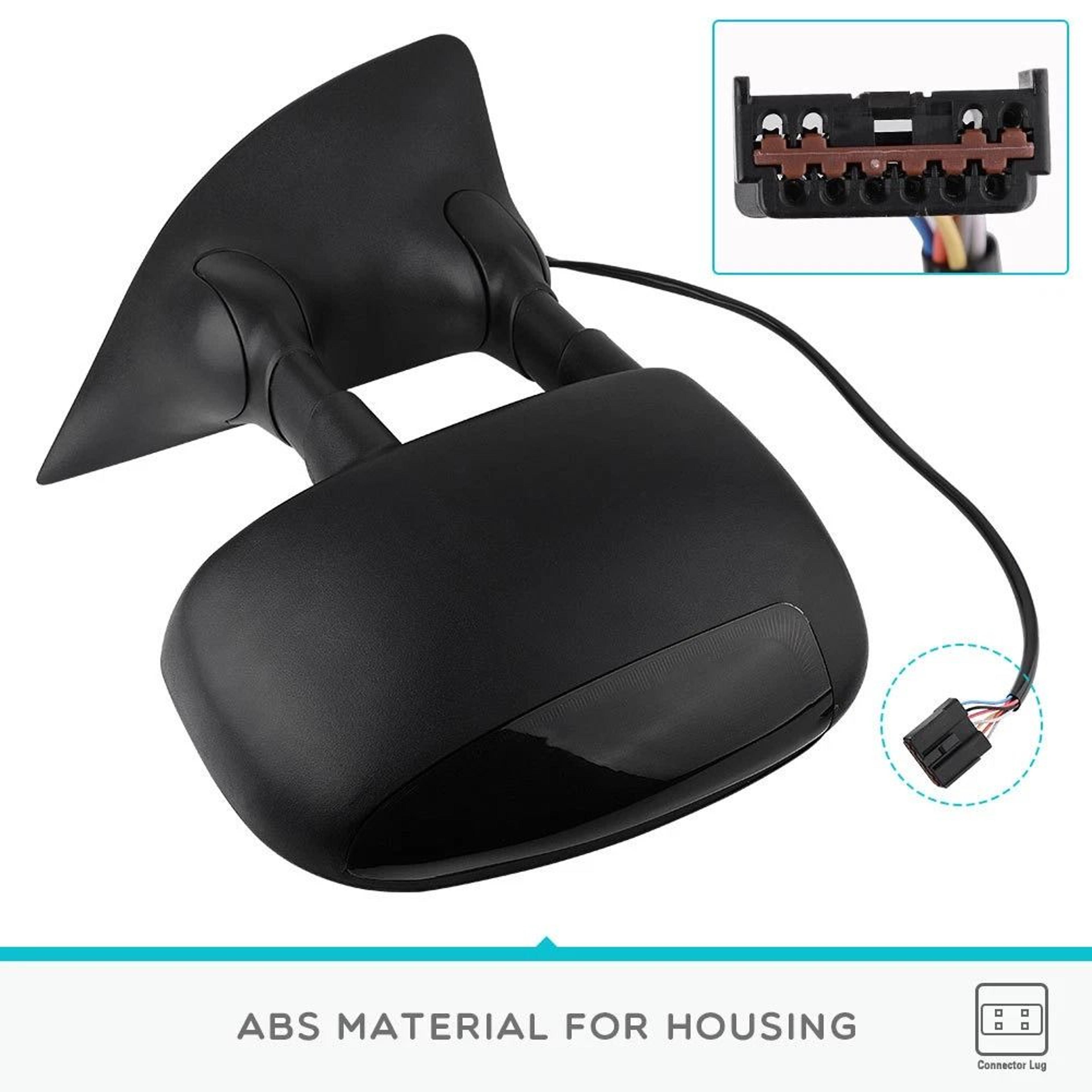 Power Heated Ford Super Duty Tow Mirrors With LED Signal 4