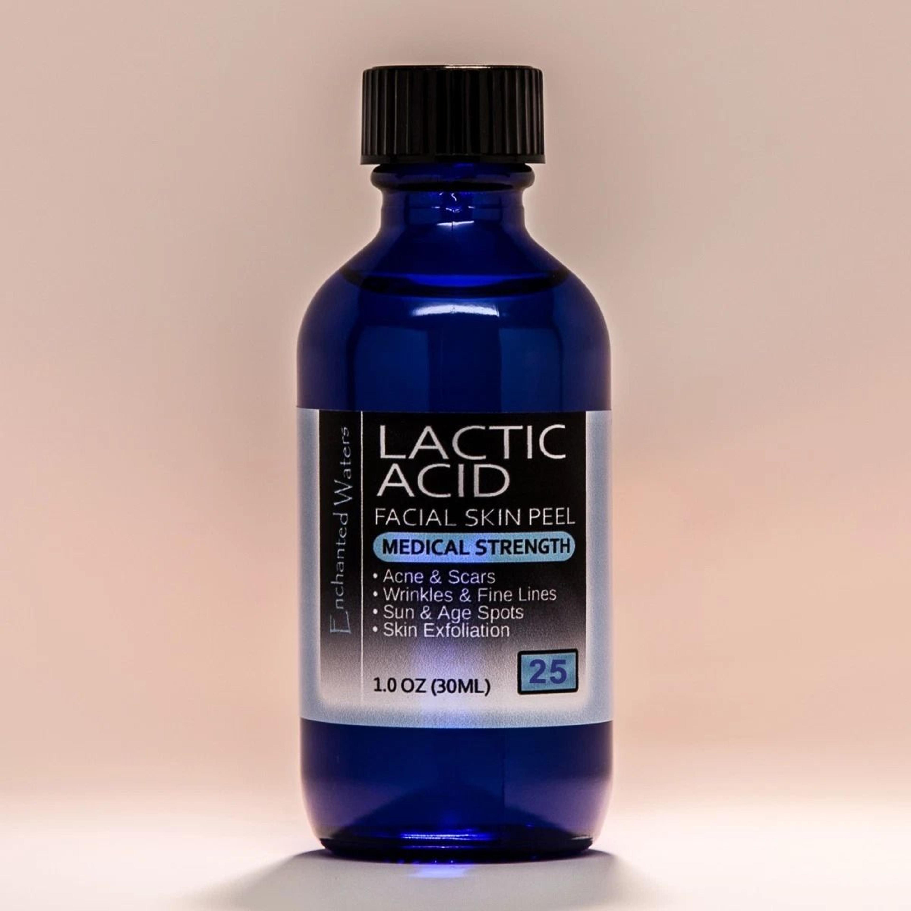 lactic acid skin peel & organic aloe vera gel combo for acne, aging & moisture