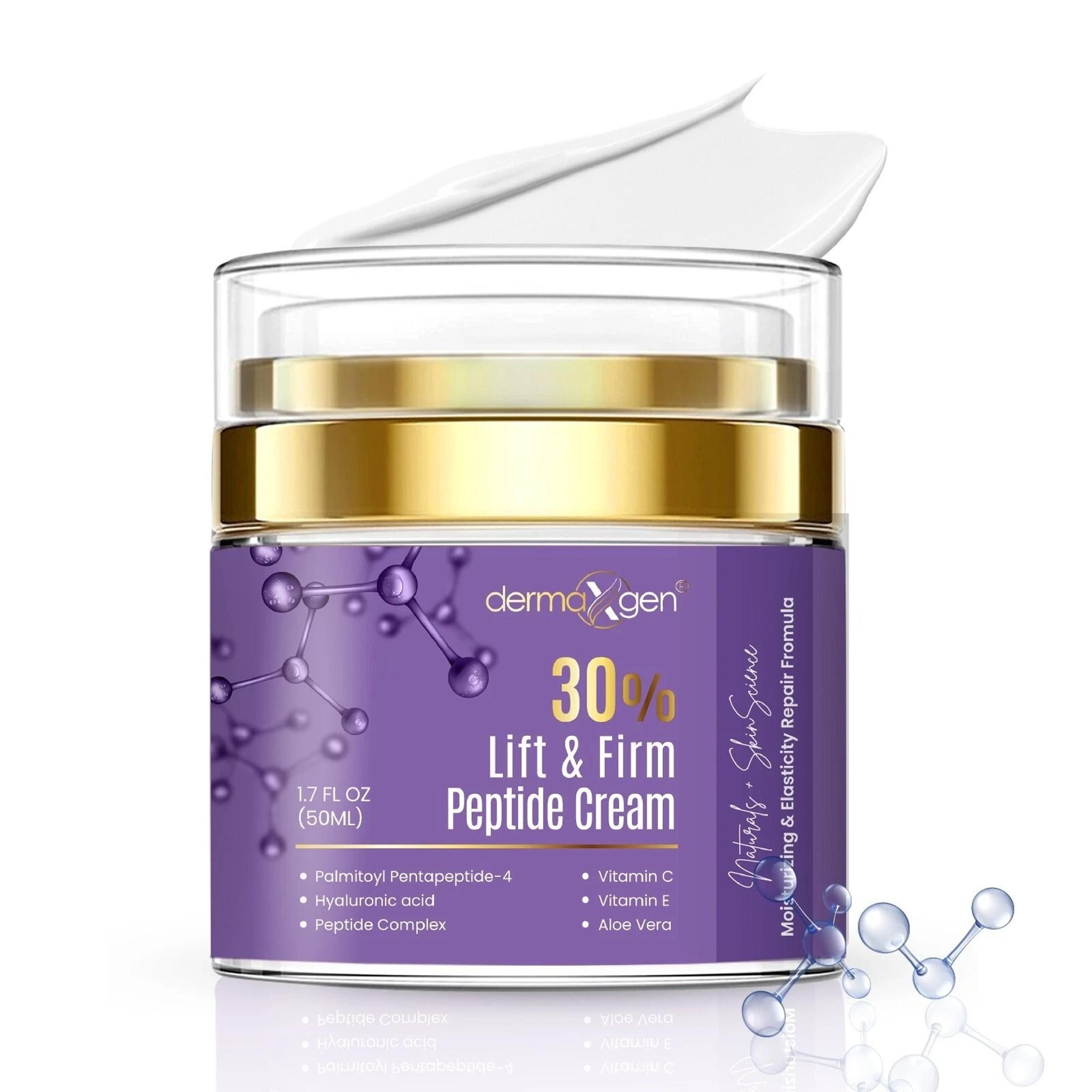 peptide serum for skin repair with vitamin c & hyaluronic acid anti aging & elasticity boost