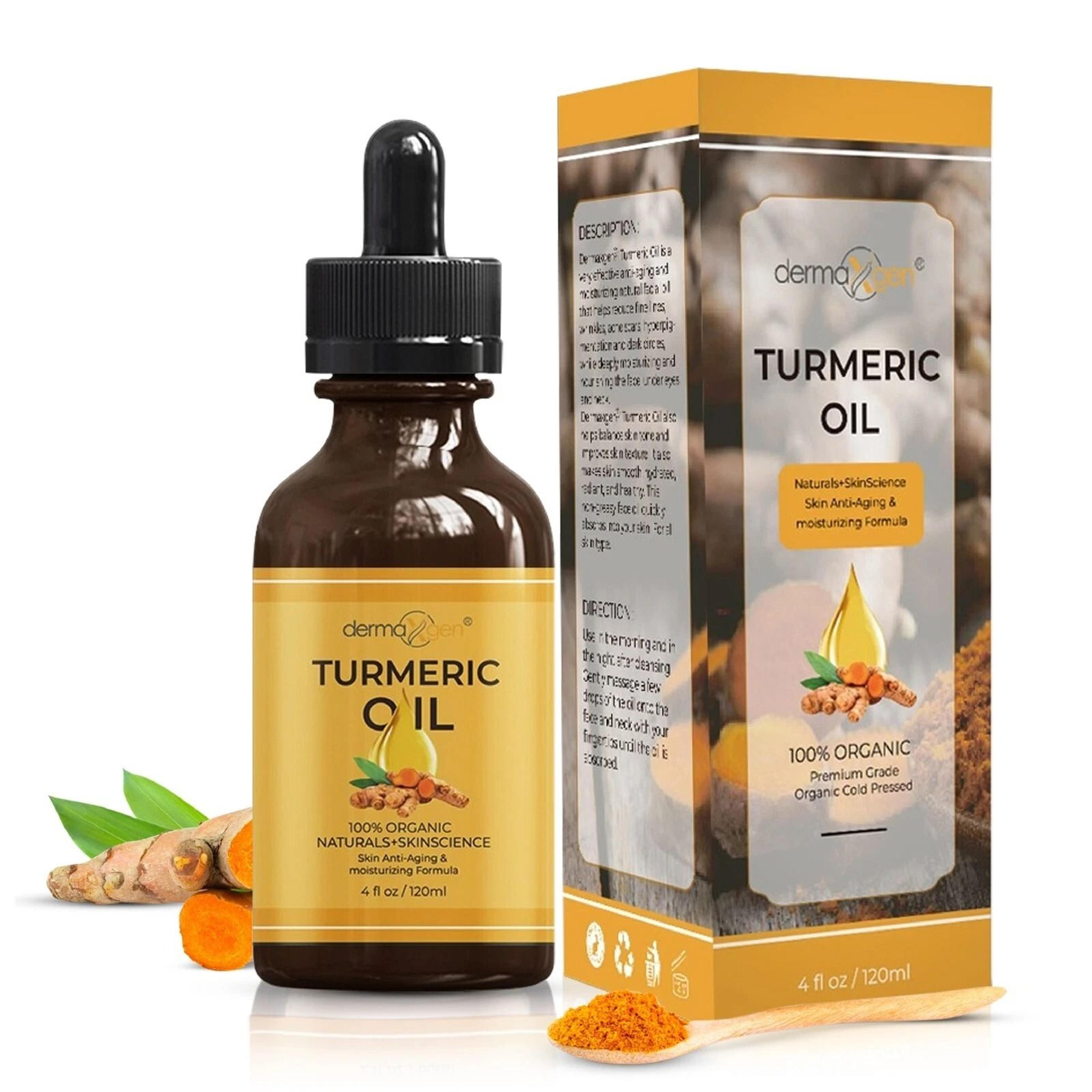 4 fl oz turmeric & lemon oil for acne treatment and dark spot removal