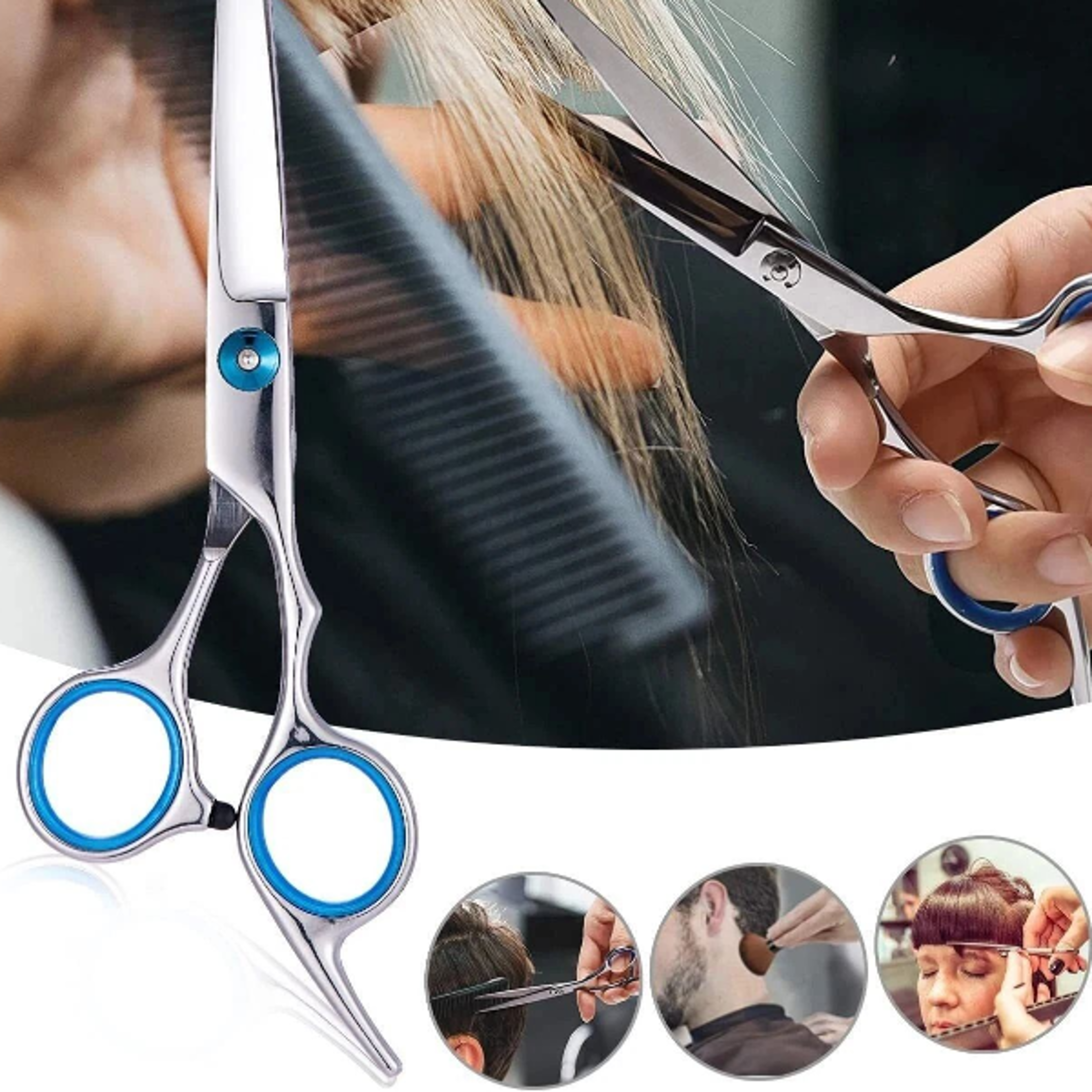 premium professional hair cutting shears & barber thinning scissors set salon hairdressing kit