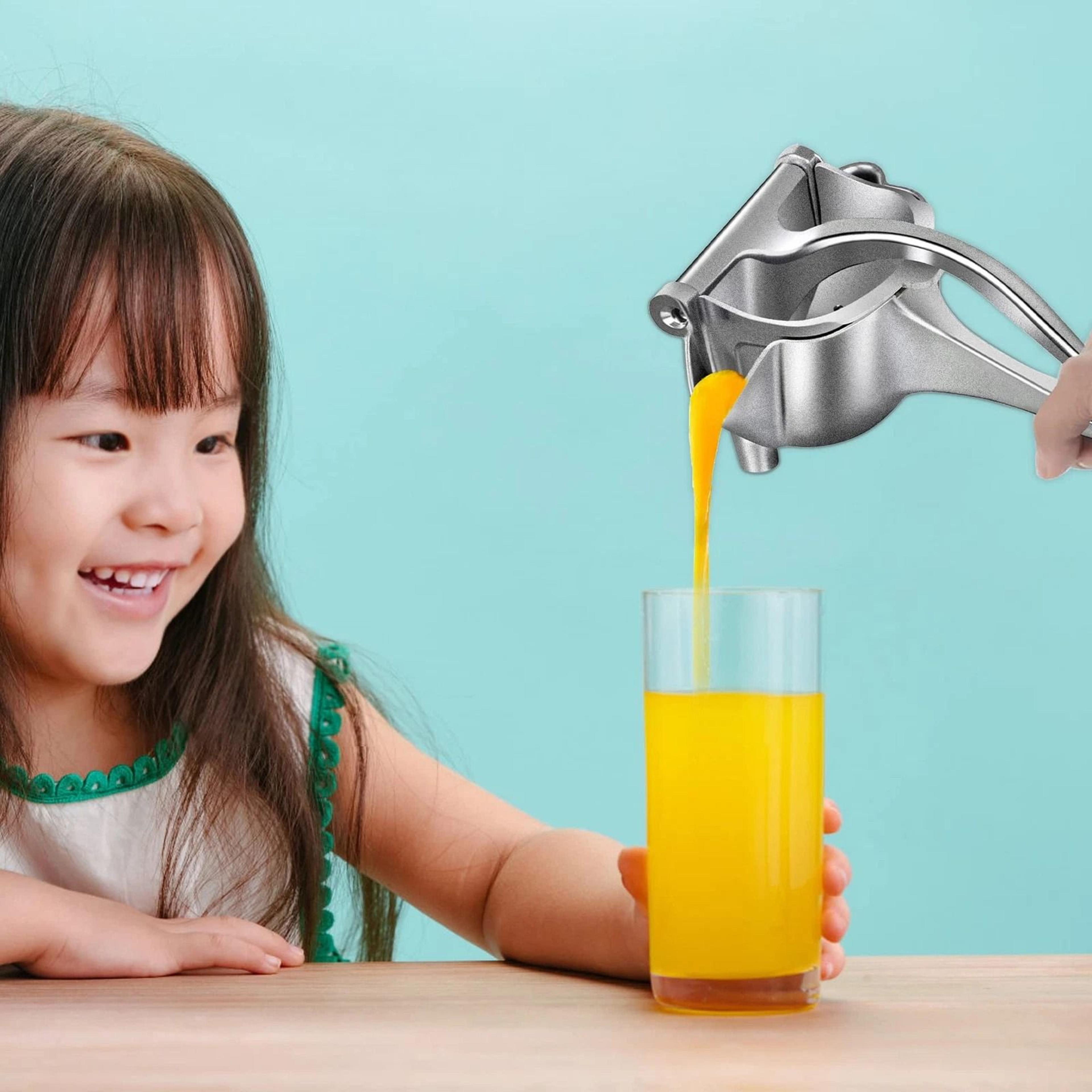 heavy duty stainless steel lemon squeezer manual citrus juicer, rustproof & durable