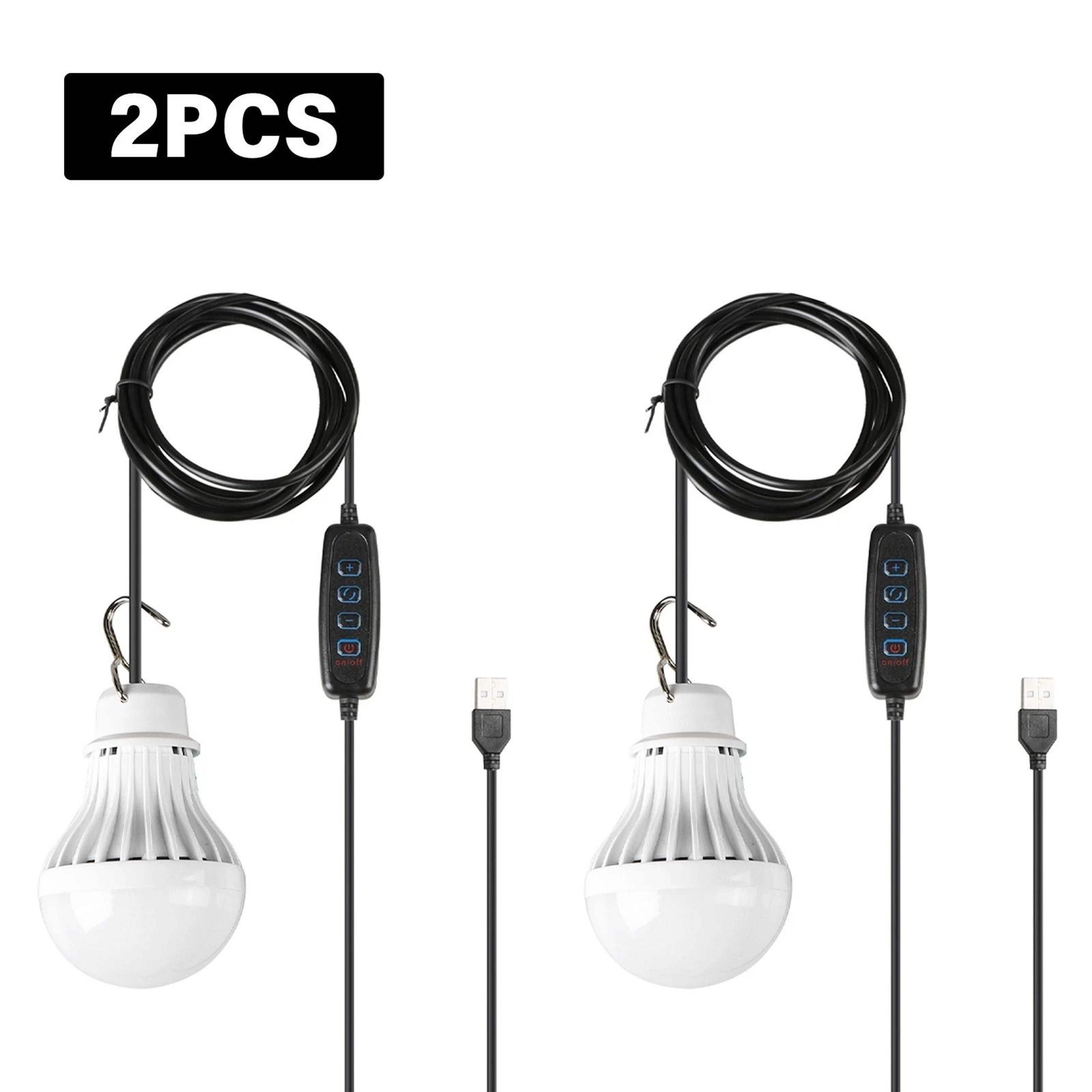 USB Rechargeable Outdoor LED Light With Adjustable Brightness WarmWhite 8