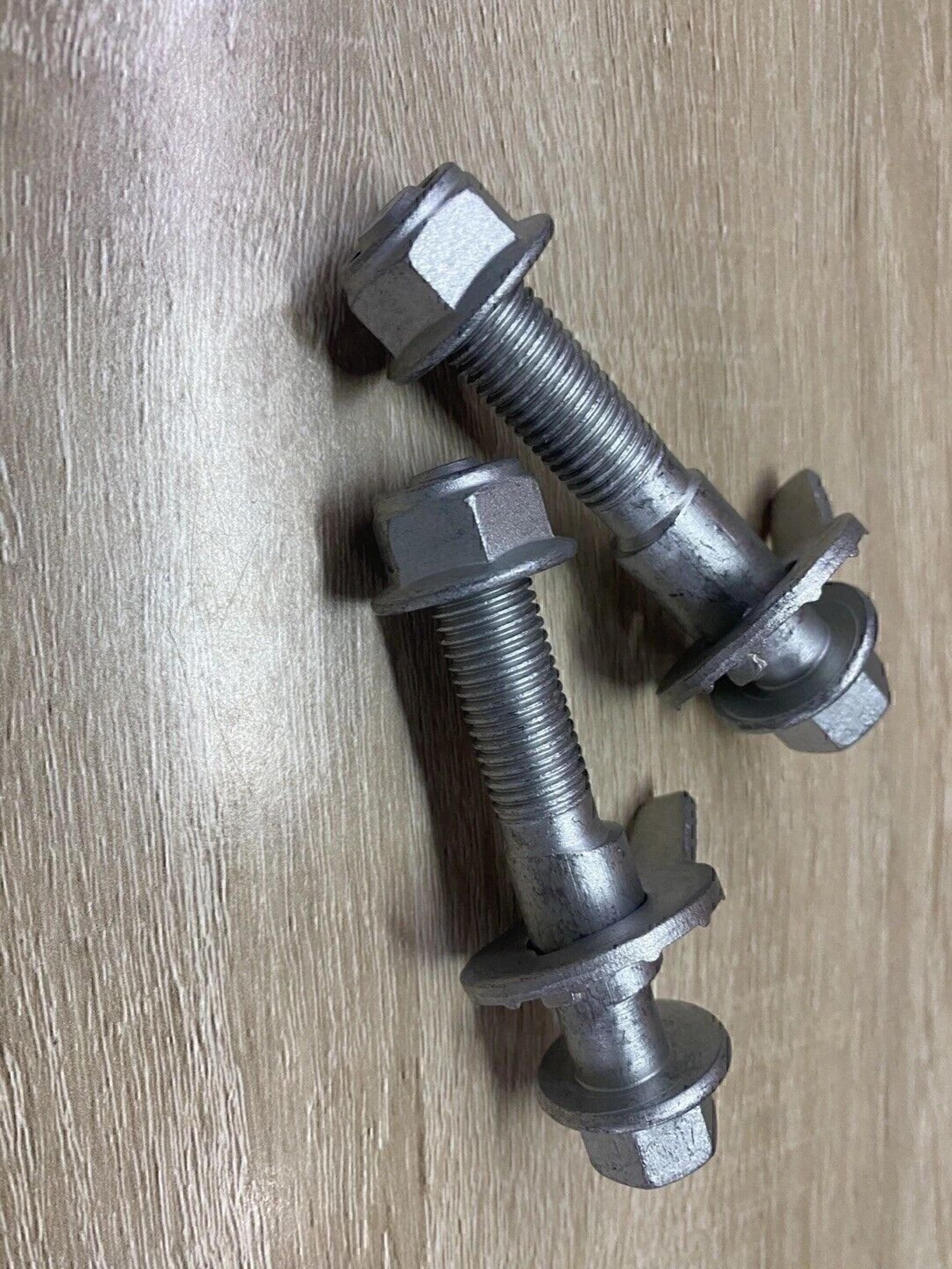 adjustable ez camber xr cam bolt pair for honda, acura & subaru front/rear alignment kit