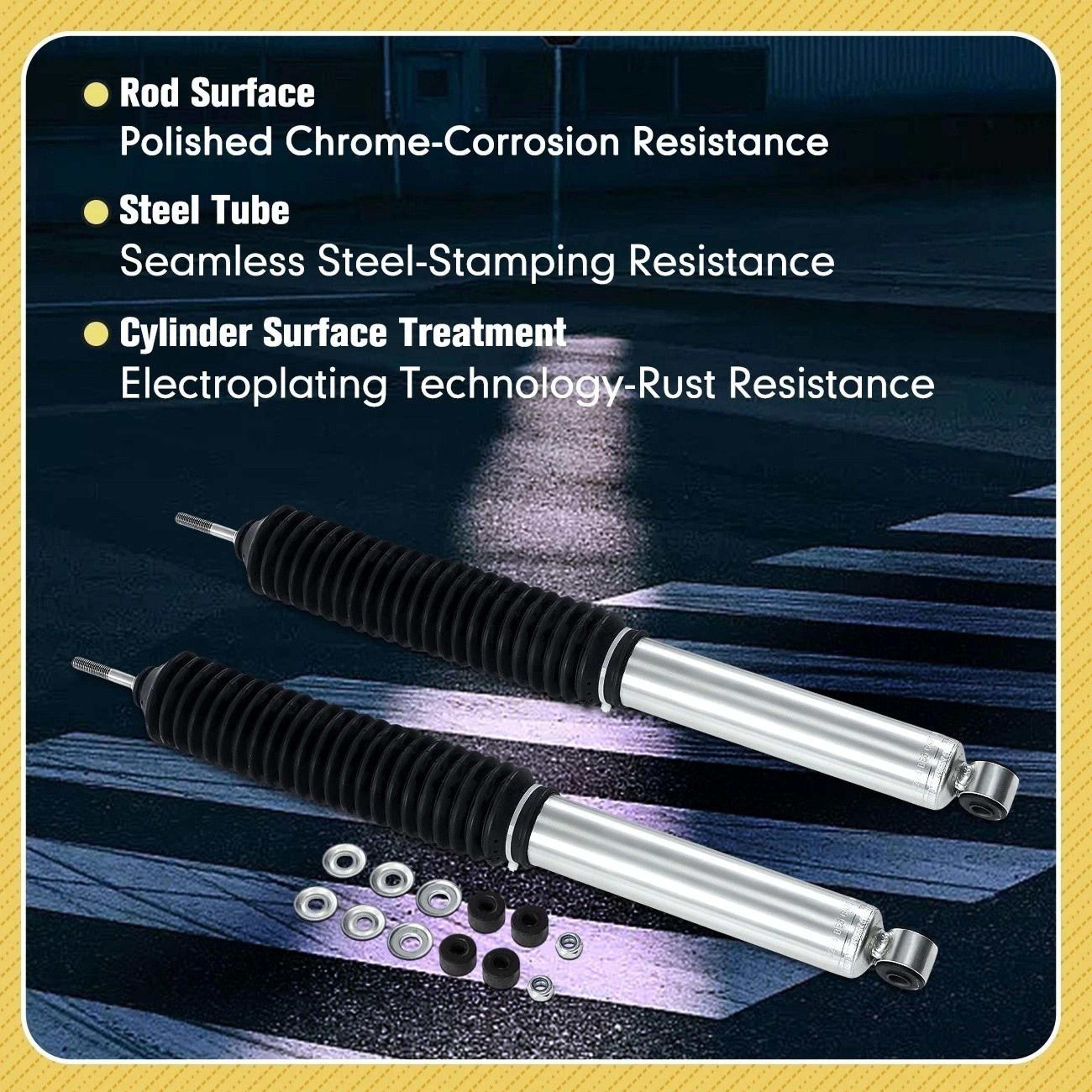 Toyota Tacoma Rear Monotube Gas Shocks Pair For Lift 10