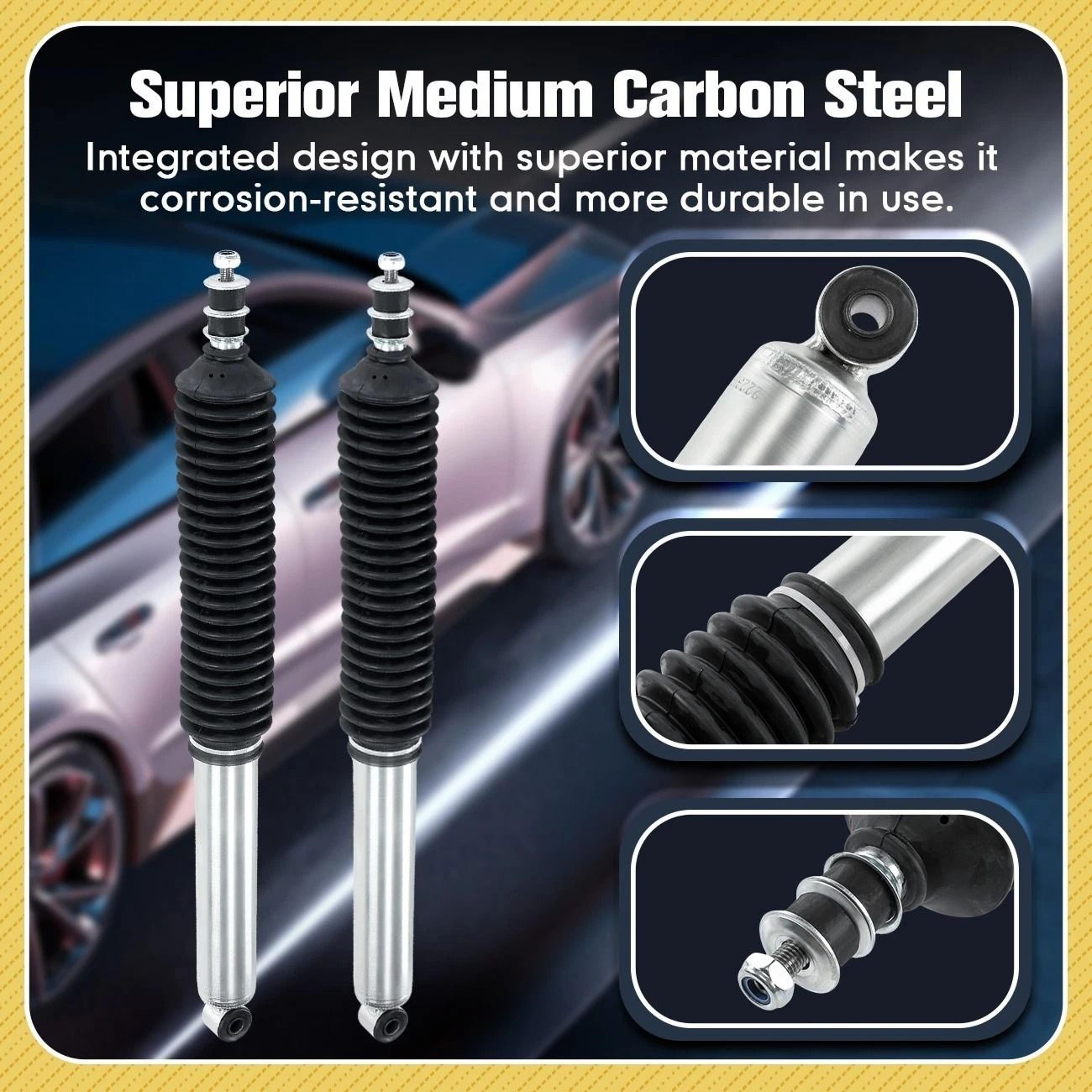 Toyota Tacoma Rear Monotube Gas Shocks Pair For Lift 13