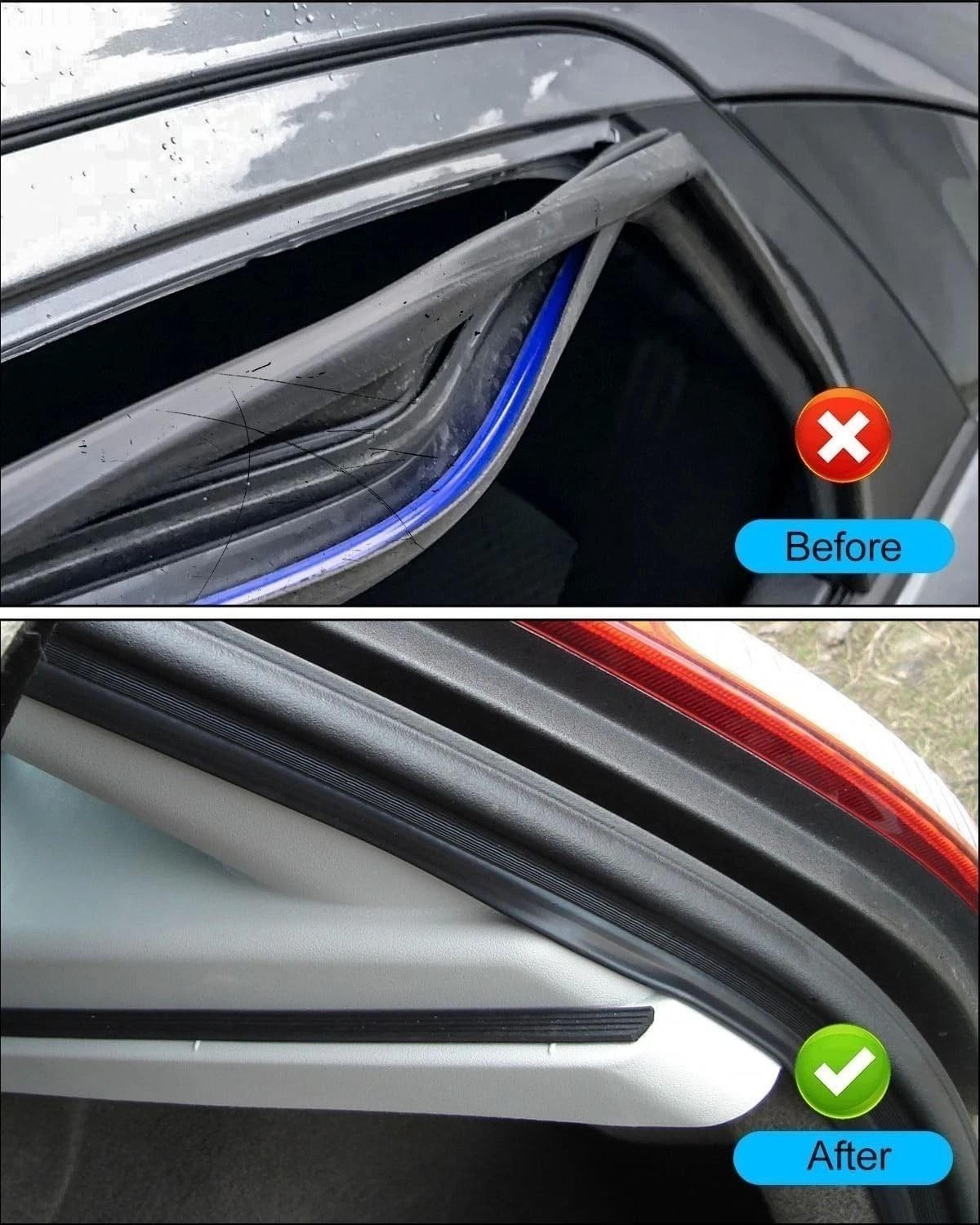 Nissan Sentra Rear Door Weatherstrip Seal Pair Left And Right 14