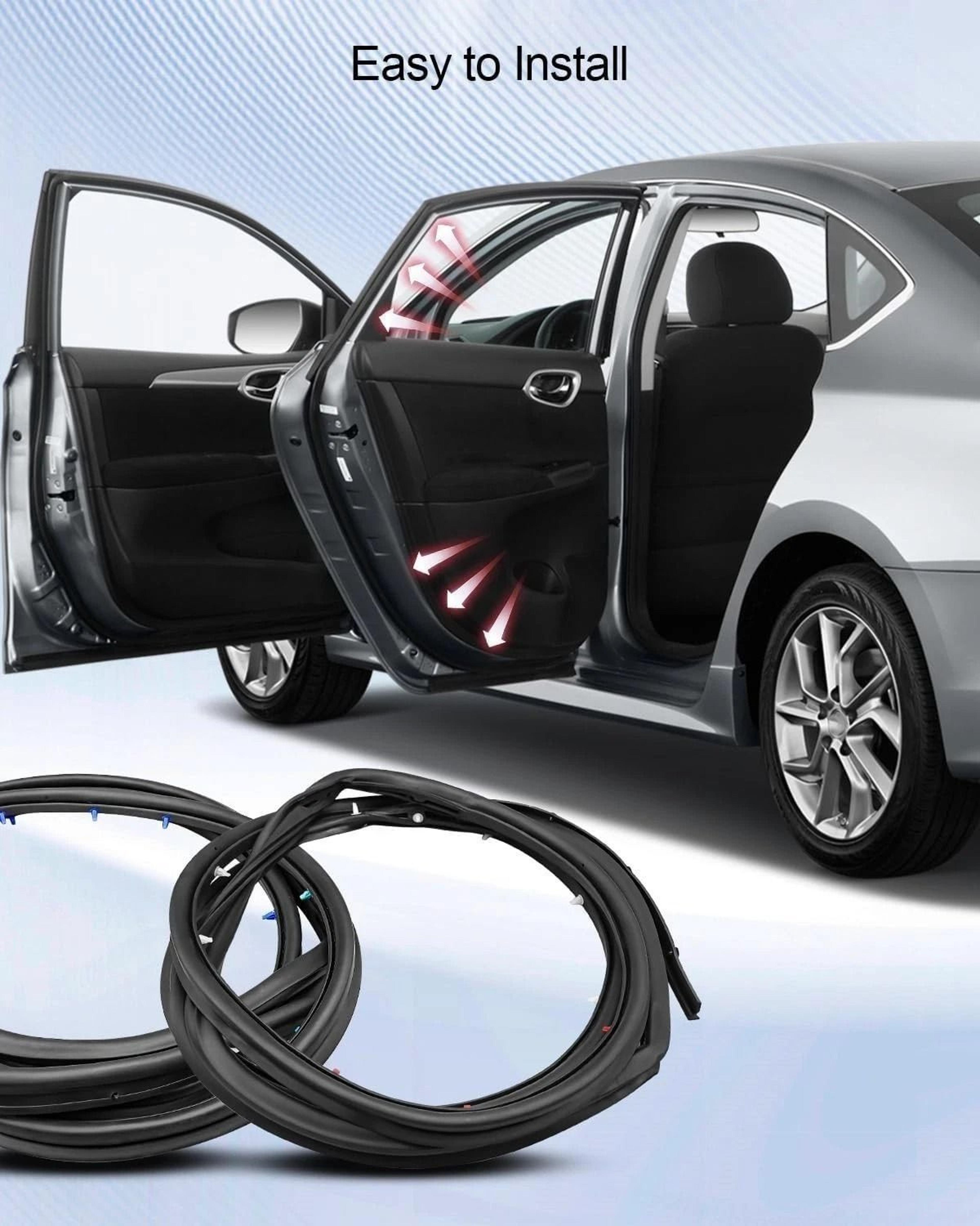 Nissan Sentra Rear Door Weatherstrip Seal Pair Left And Right 15