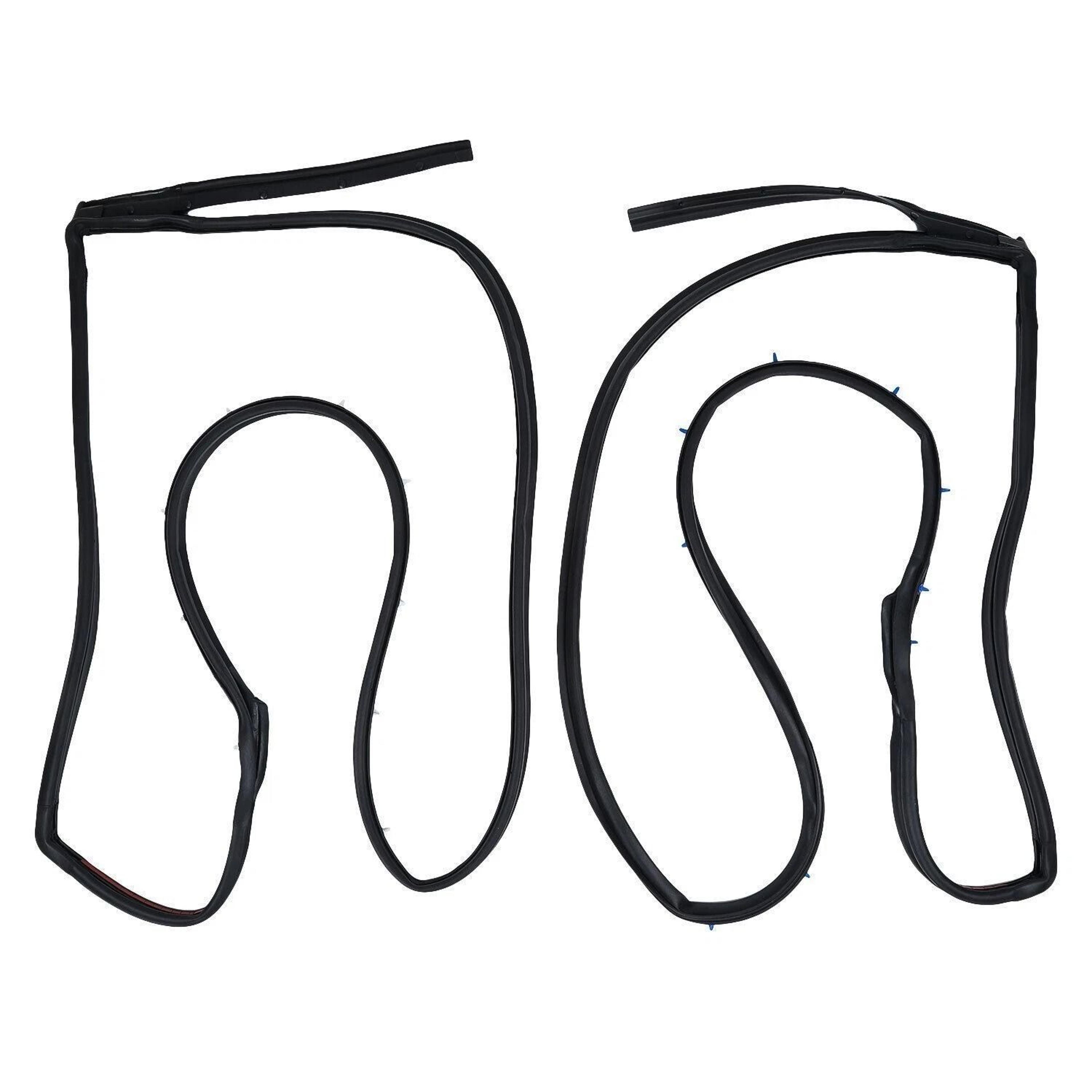 Nissan Sentra Rear Door Weatherstrip Seal Pair Left And Right 16