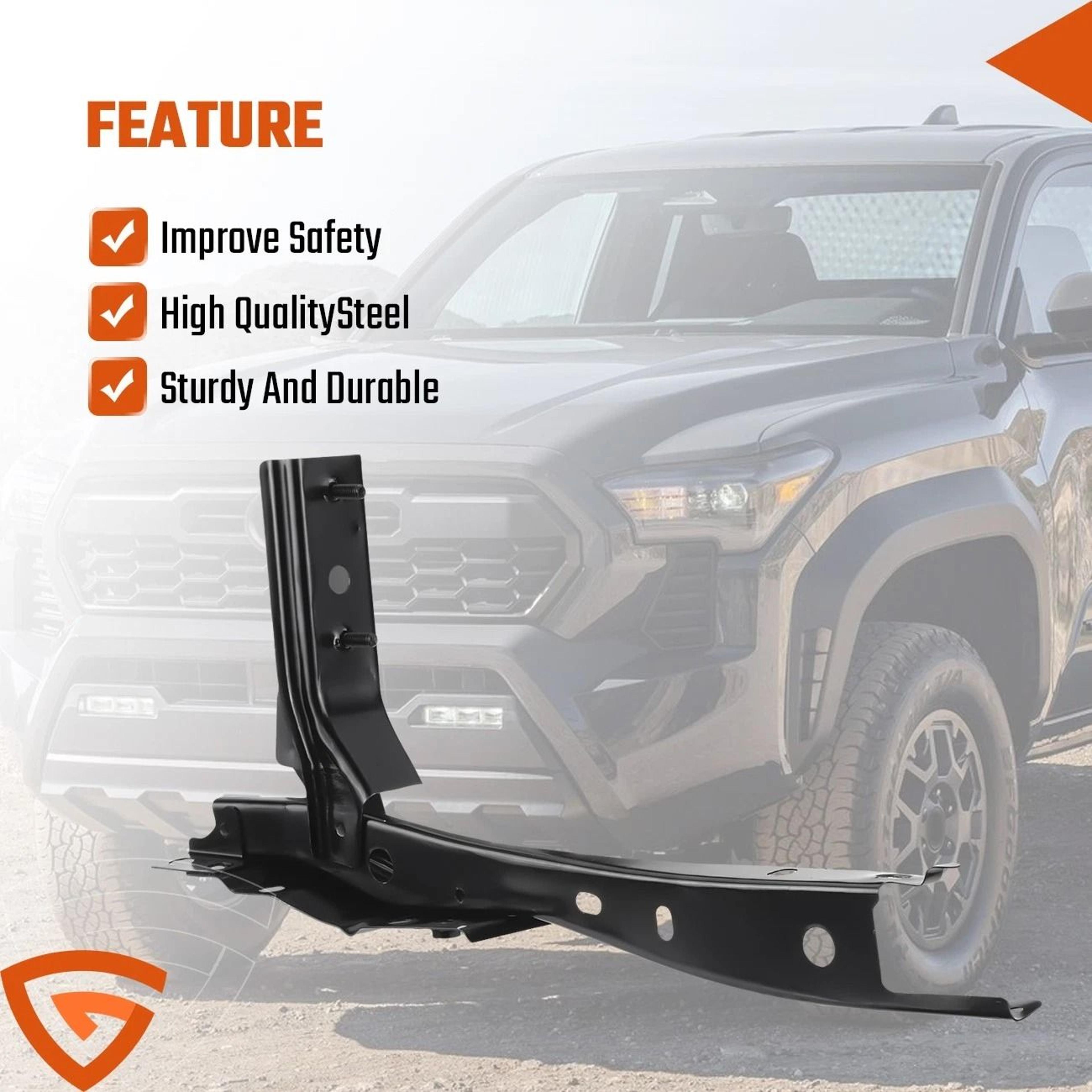 Toyota Tacoma Hood Latch Support Center Brace Steel 12
