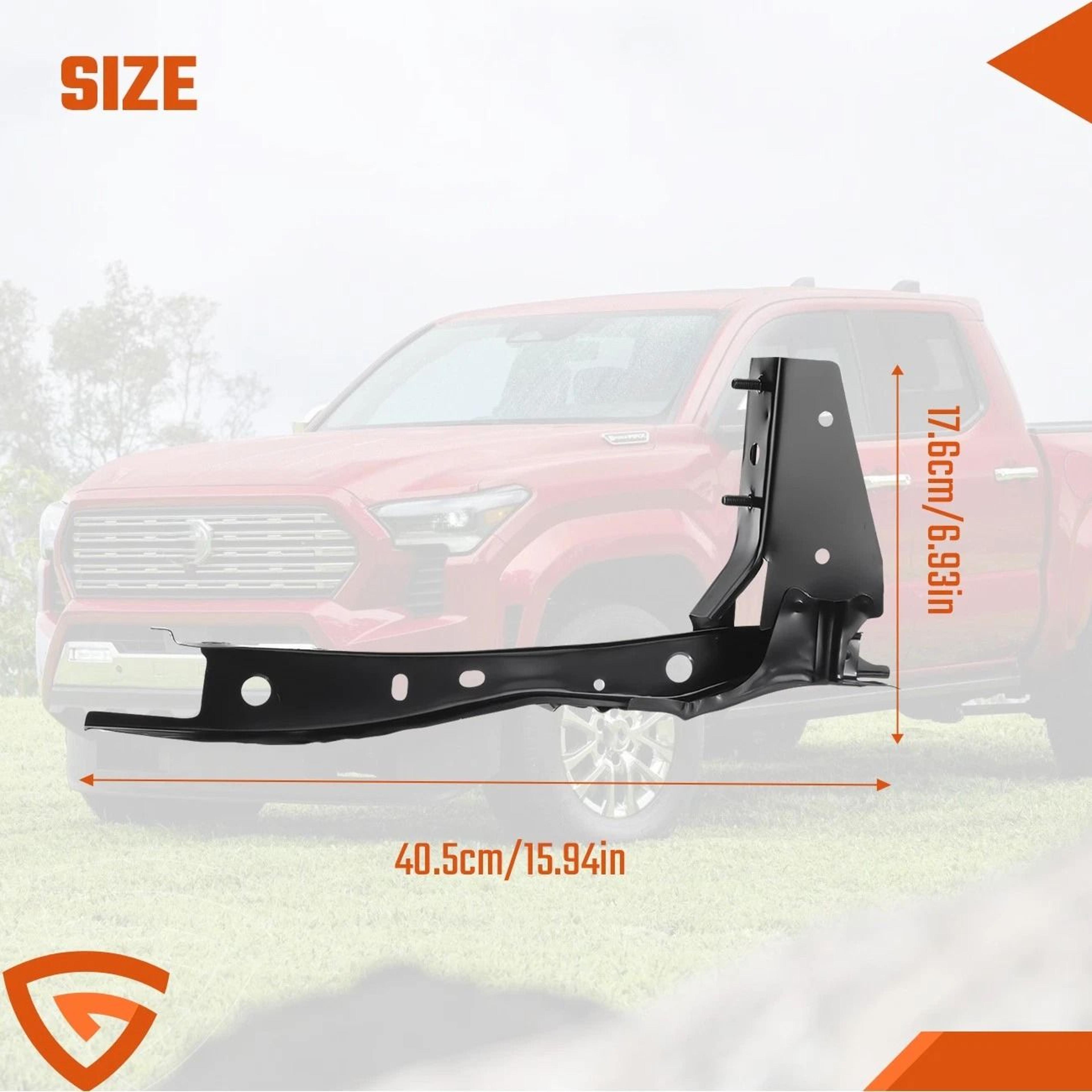 Toyota Tacoma Hood Latch Support Center Brace Steel 9