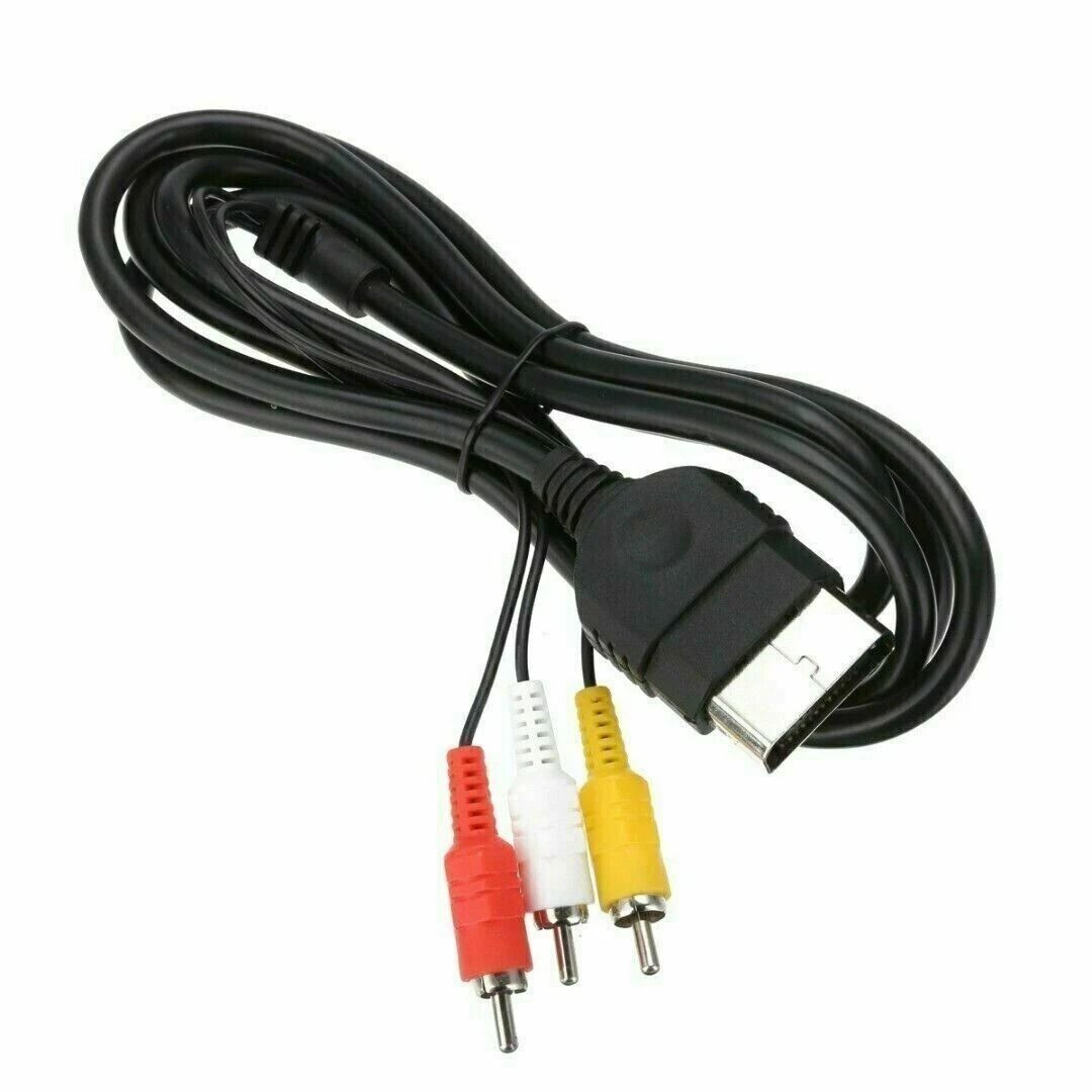Original Xbox AV Cable  Power Cord Bundle For Classic Console RCA TV Setup 4