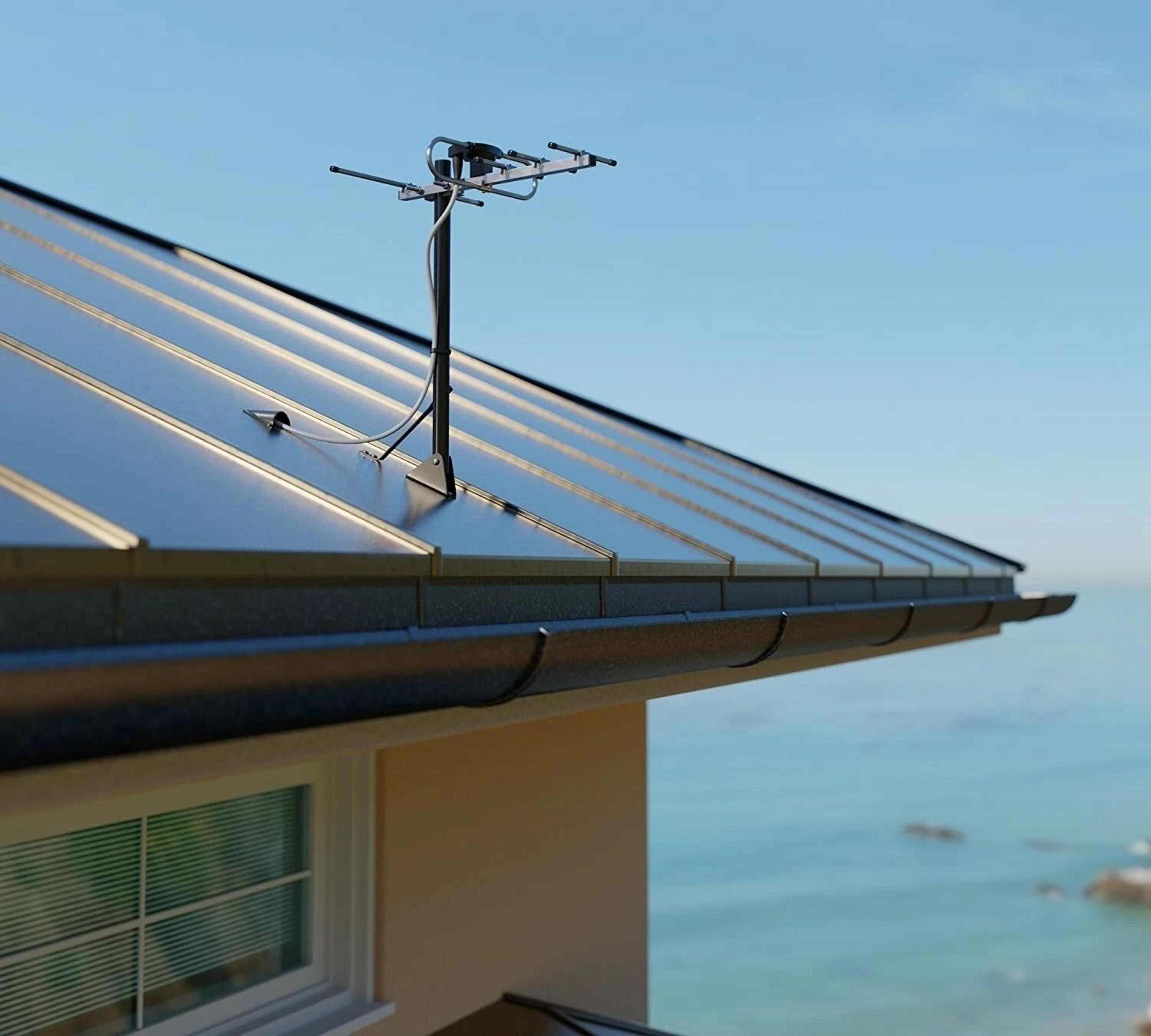 4k outdoor tv antenna for local channels uhf vhf digital hdtv reception