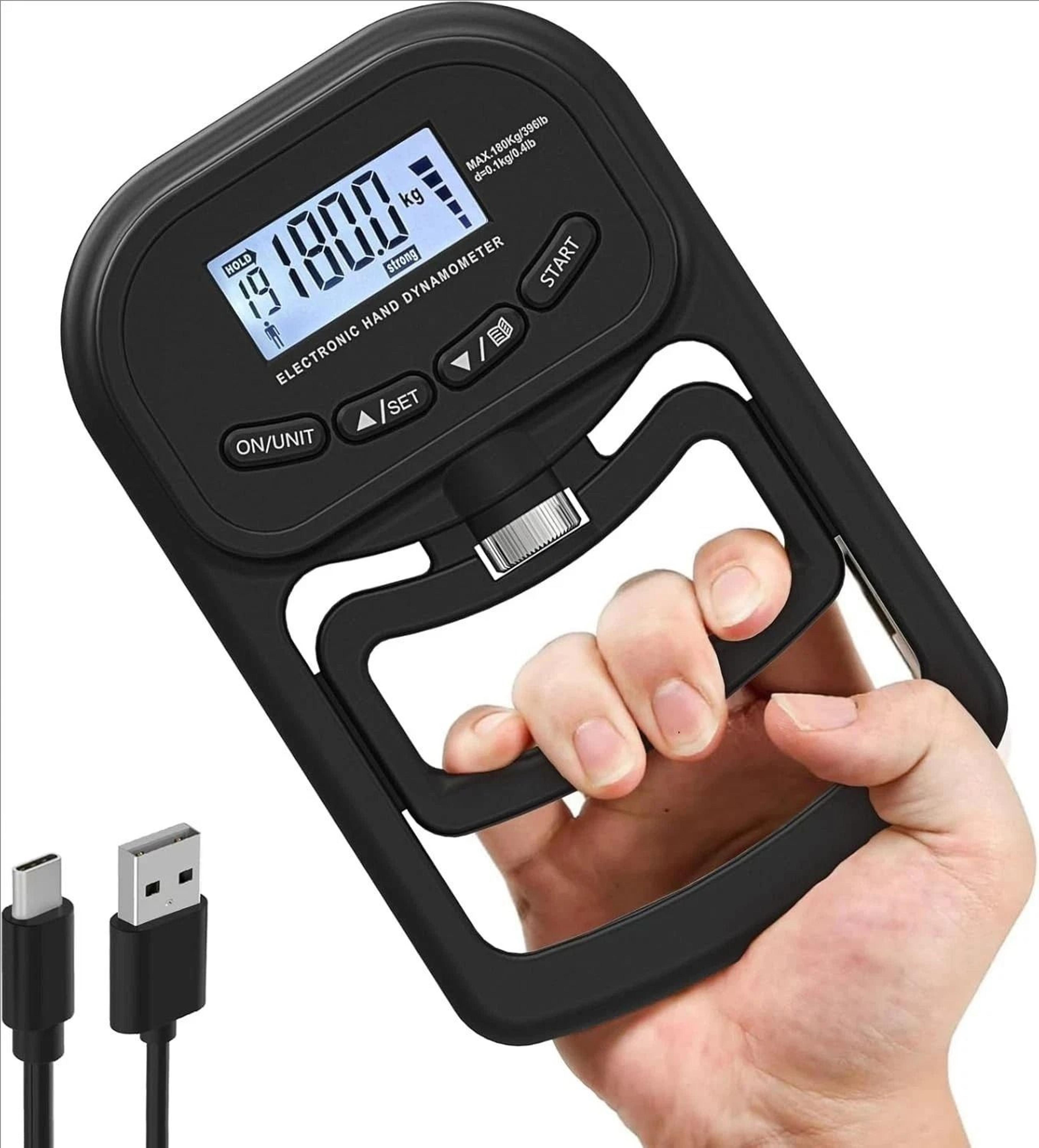 grip strength tester trainer dynamometer handgrip measurer meter