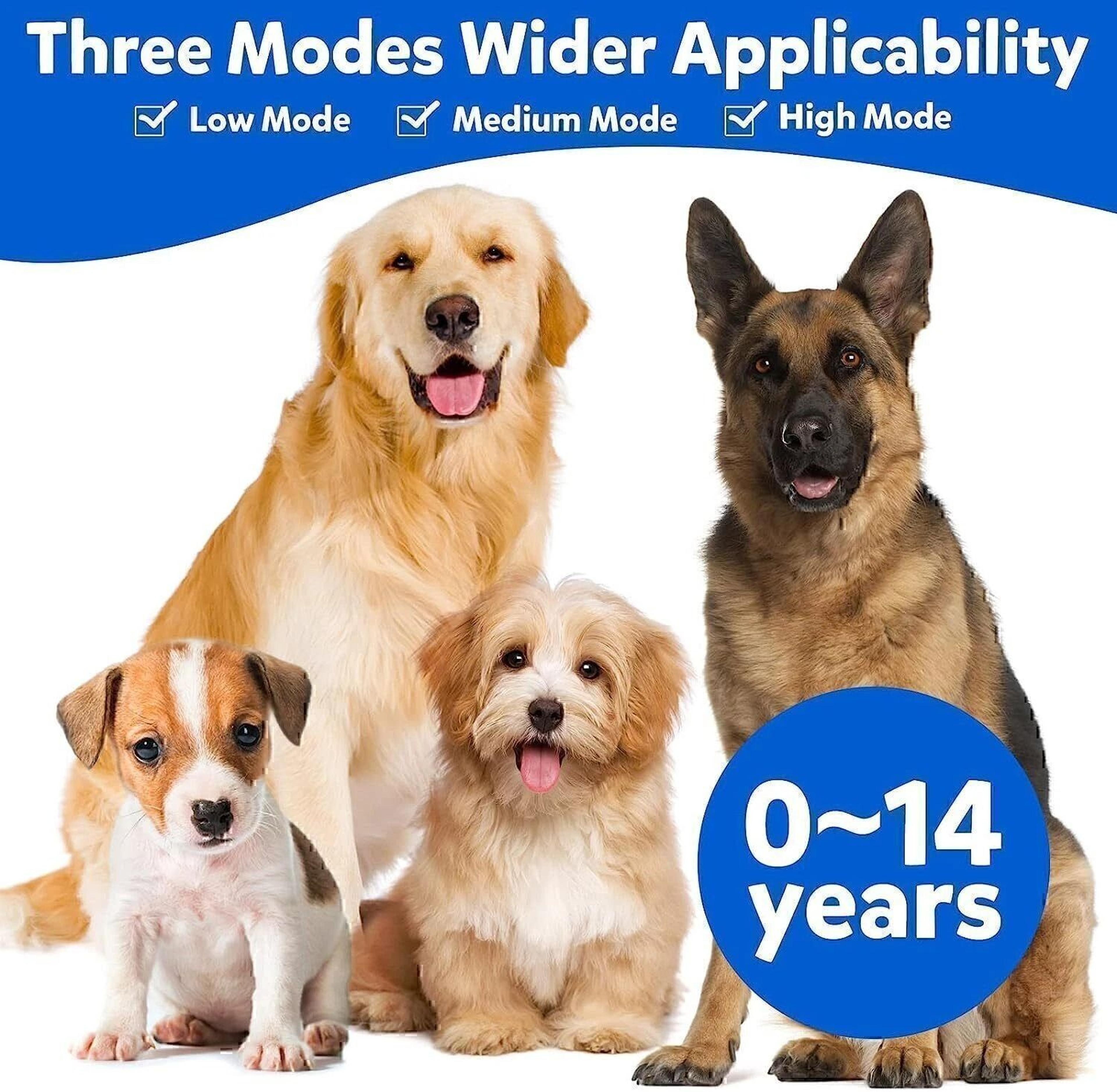 3 Mode Rechargeable Ultrasonic Anti Barking Device For Dogs Indoor Outdoor Bark Control 2