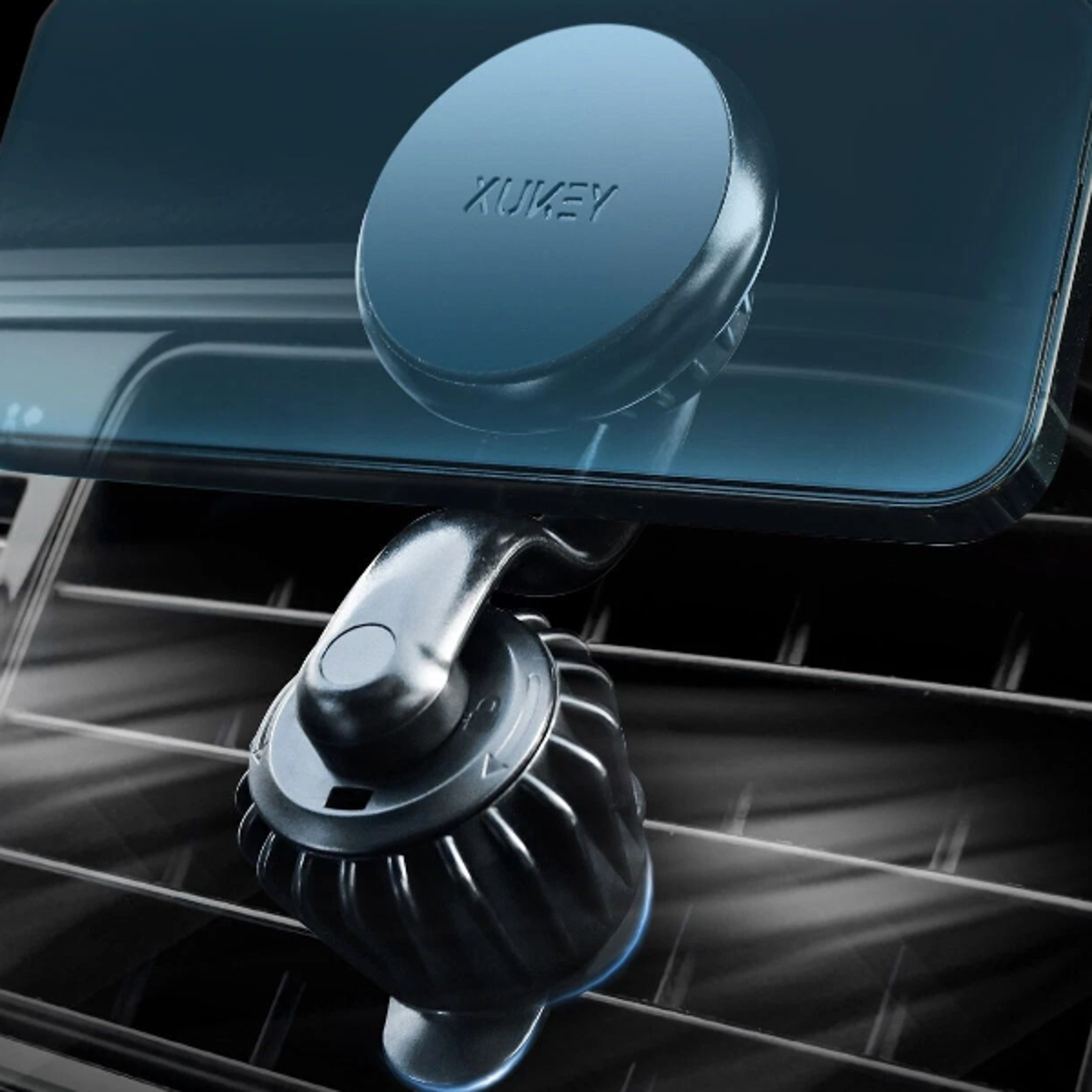 360 rotation magnetic car phone mount air vent dashboard holder for iphone and android