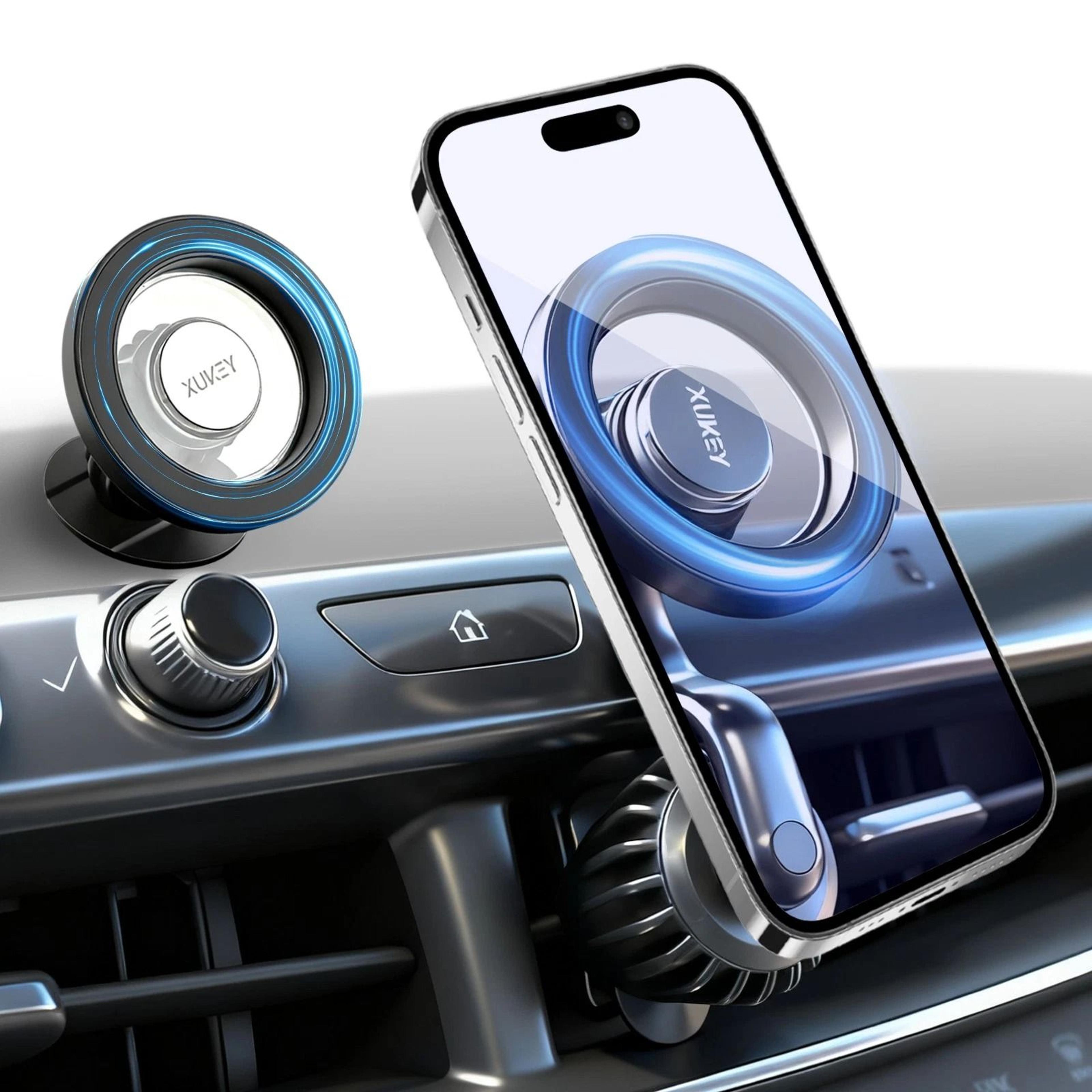 car mount for iphone strong magnetic air vent and dashboard phone holder