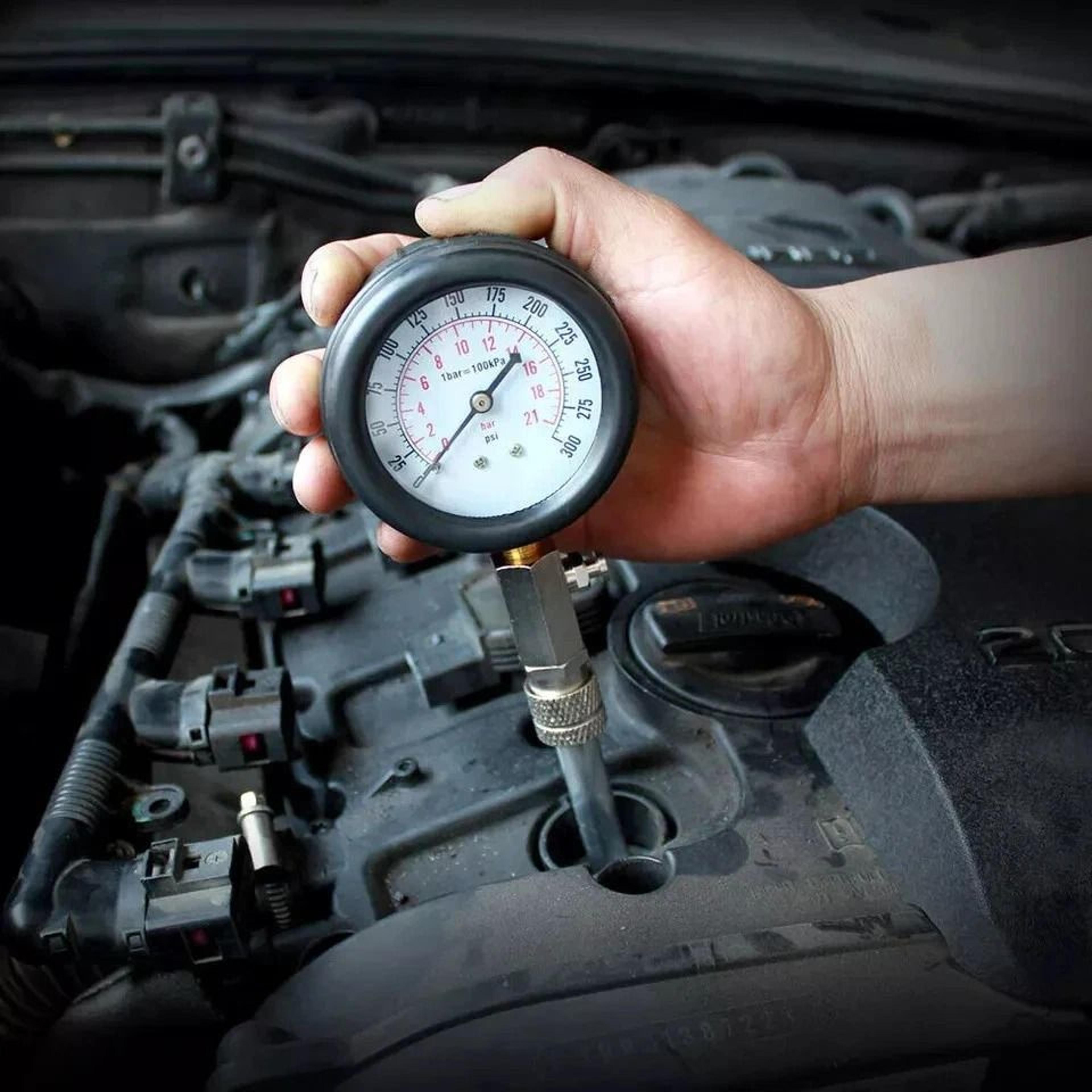 PSI Engine Compression Tester Kit For Petrol Cars Motorcycles And ATVs 9