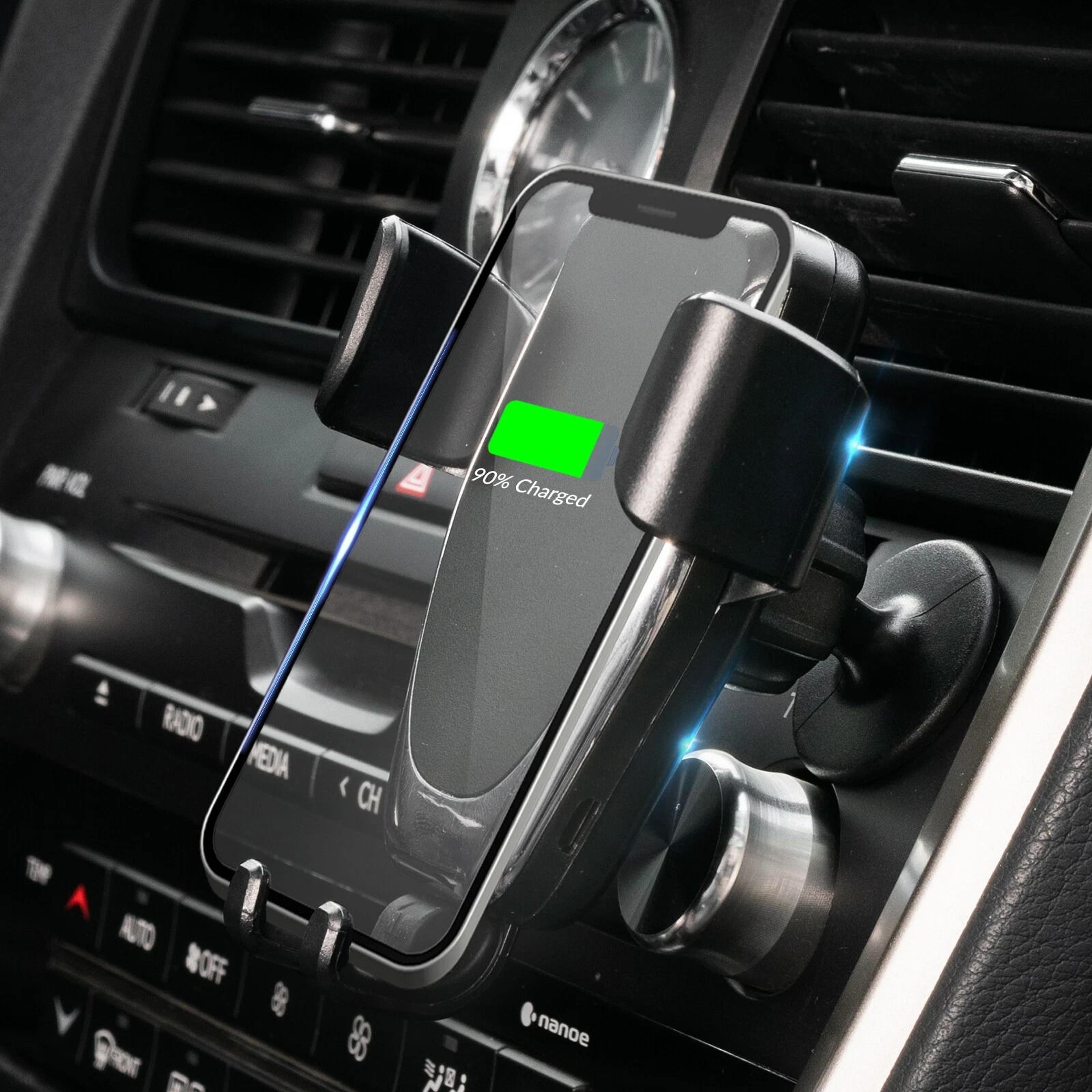 universal car phone mount for dashboard & windshield adjustable mobile gps holder