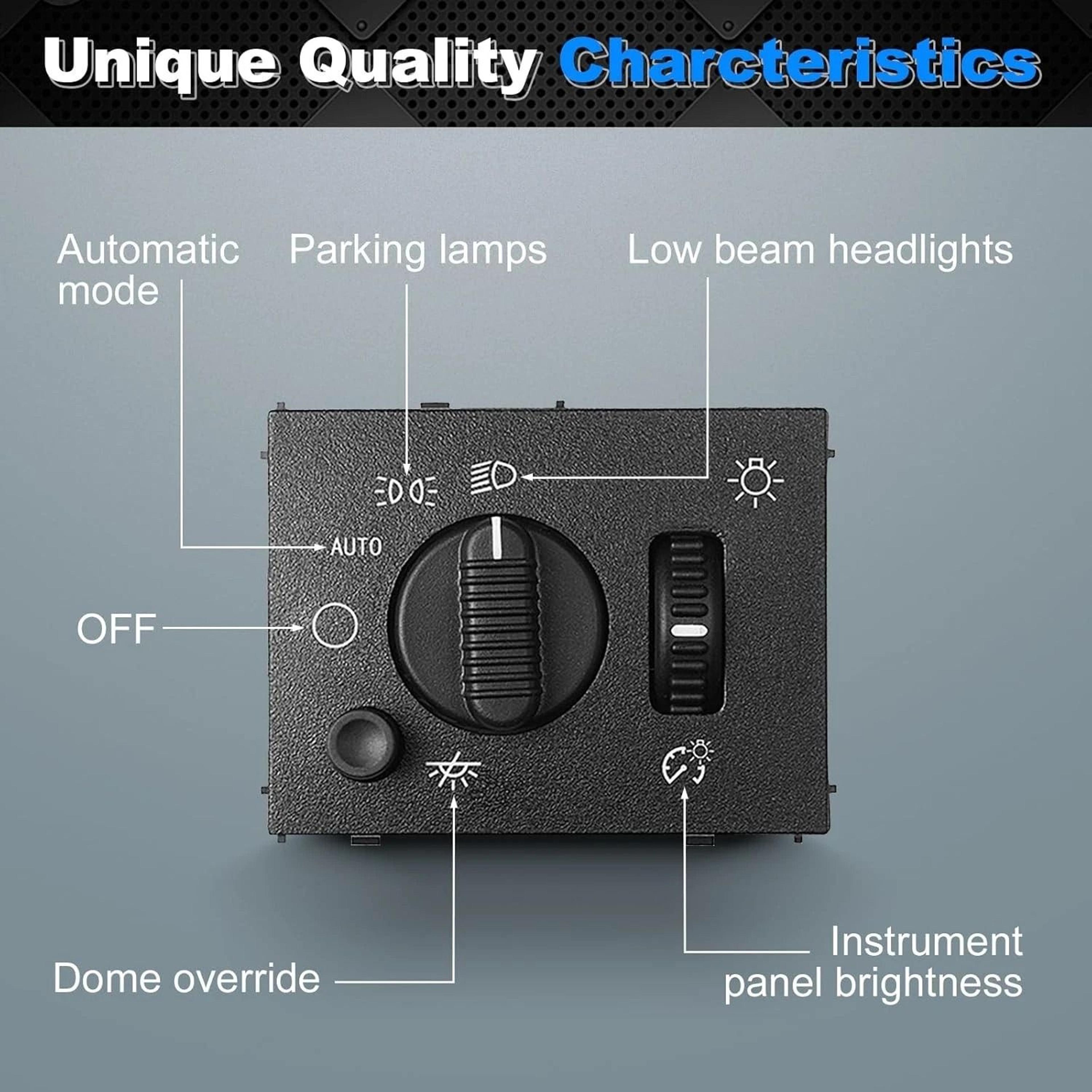Headlight Dimmer Switch For Chevy Silverado GMC Sierra Yukon Fog Light Control 5